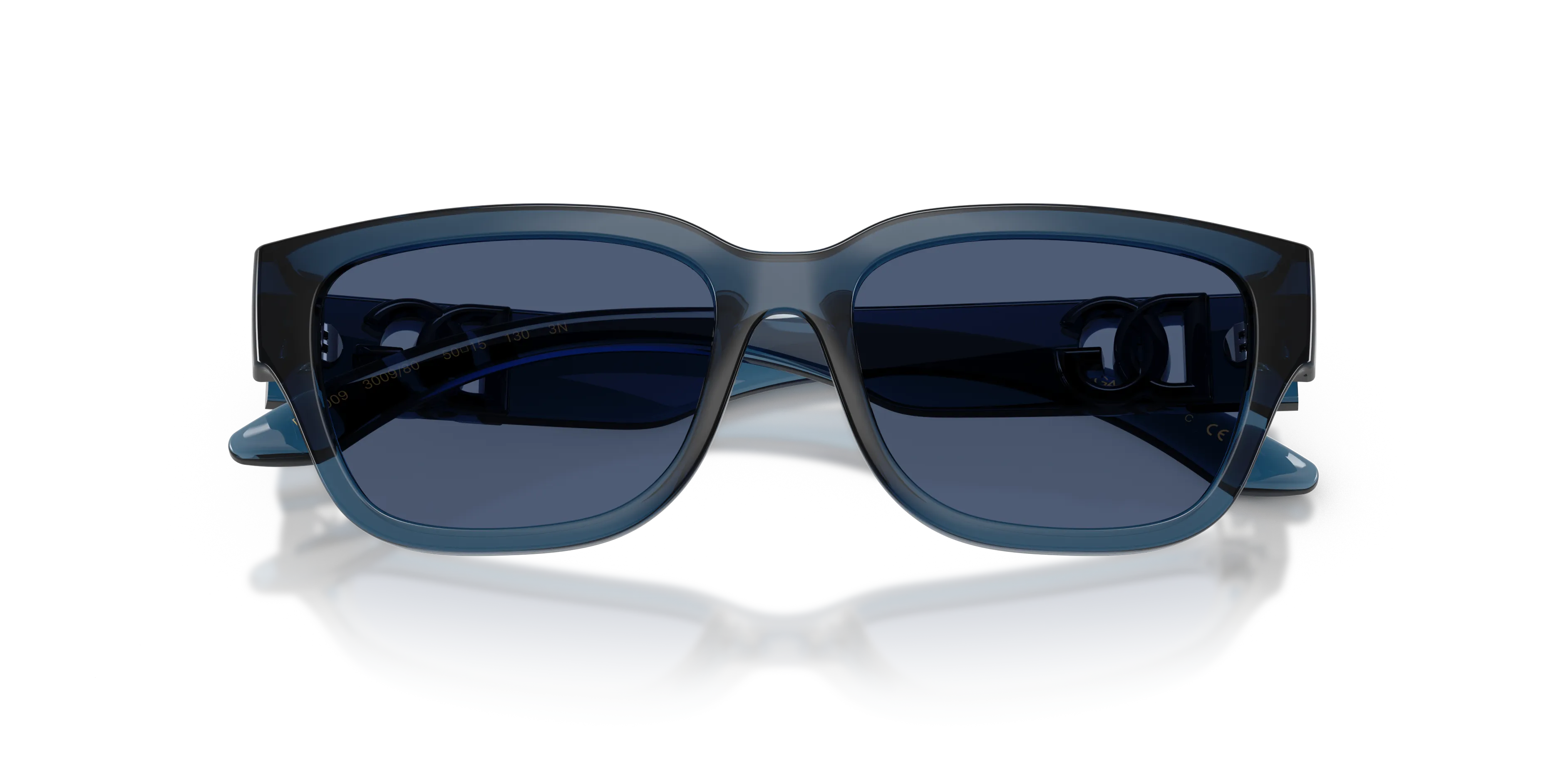 Dolce & Gabbana DX6009 300980 Occhiali da sole Iniettato Blu Blu Squadrata Normale - immagine 2