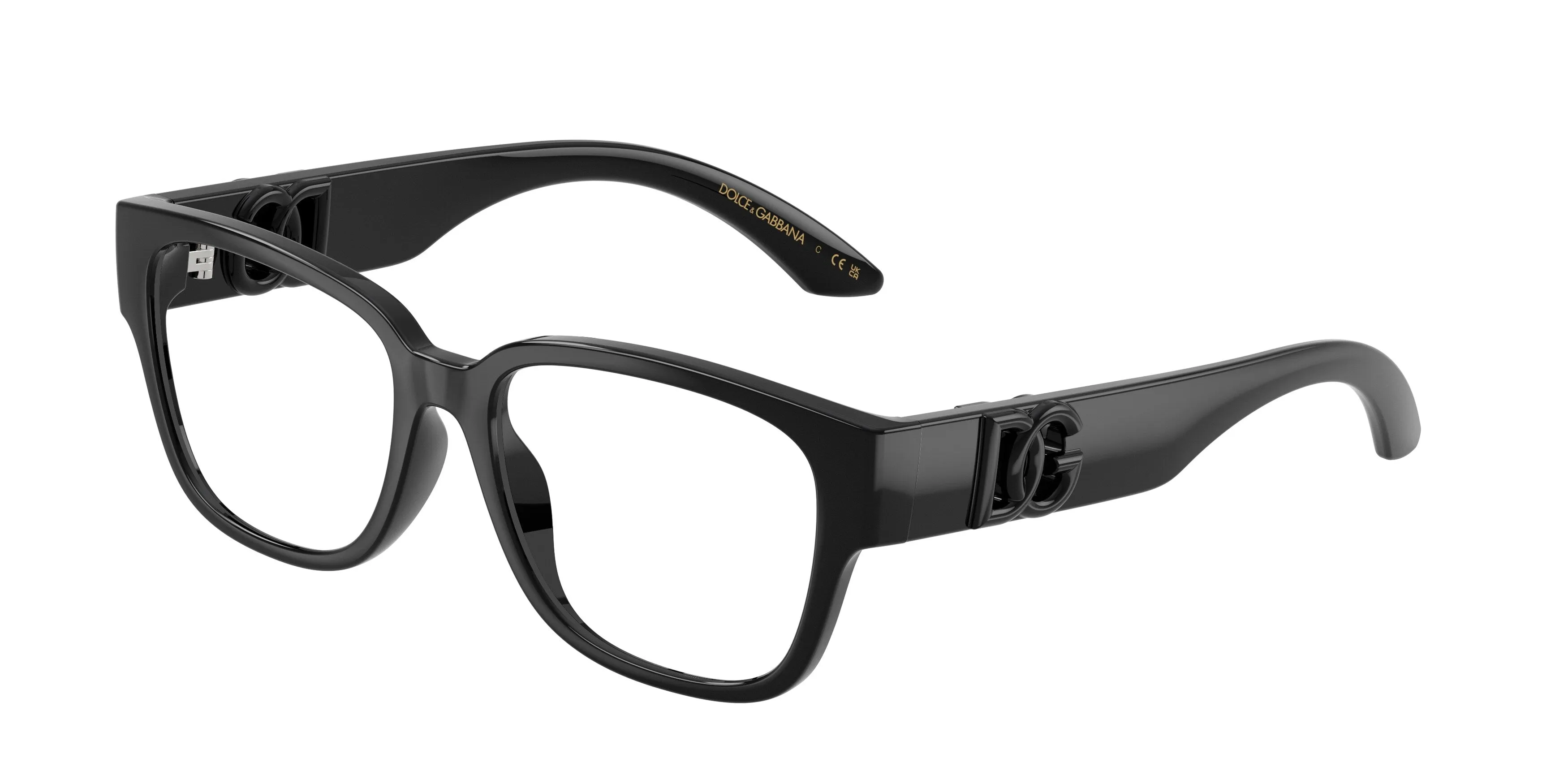 Dolce & Gabbana DX5006 501 Montature da vista Iniettato Nero Squadrata Normale - immagine 1