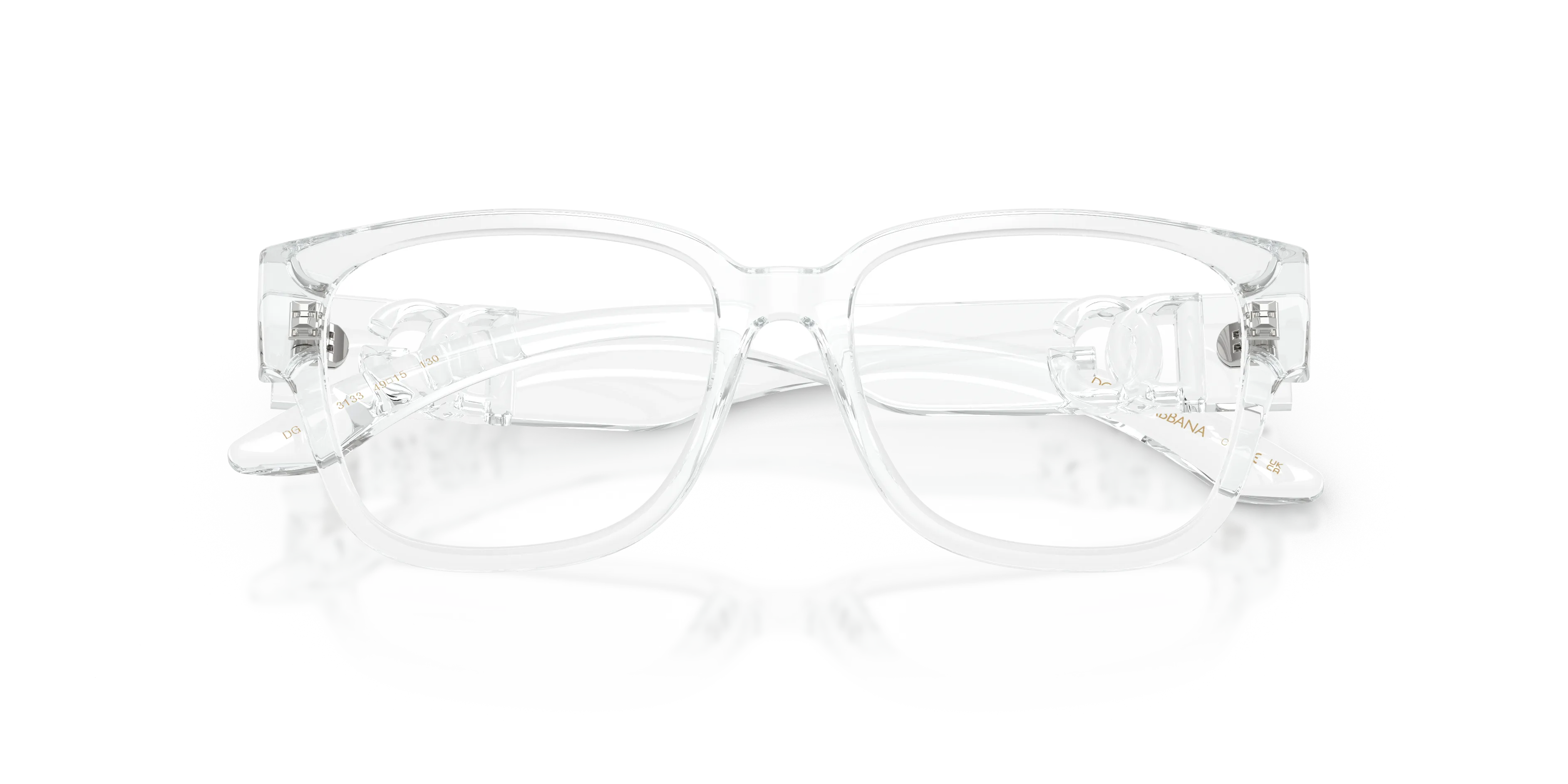 Dolce & Gabbana DX5006 3133 Montature da vista Iniettato Trasparente Squadrata Normale - immagine 2