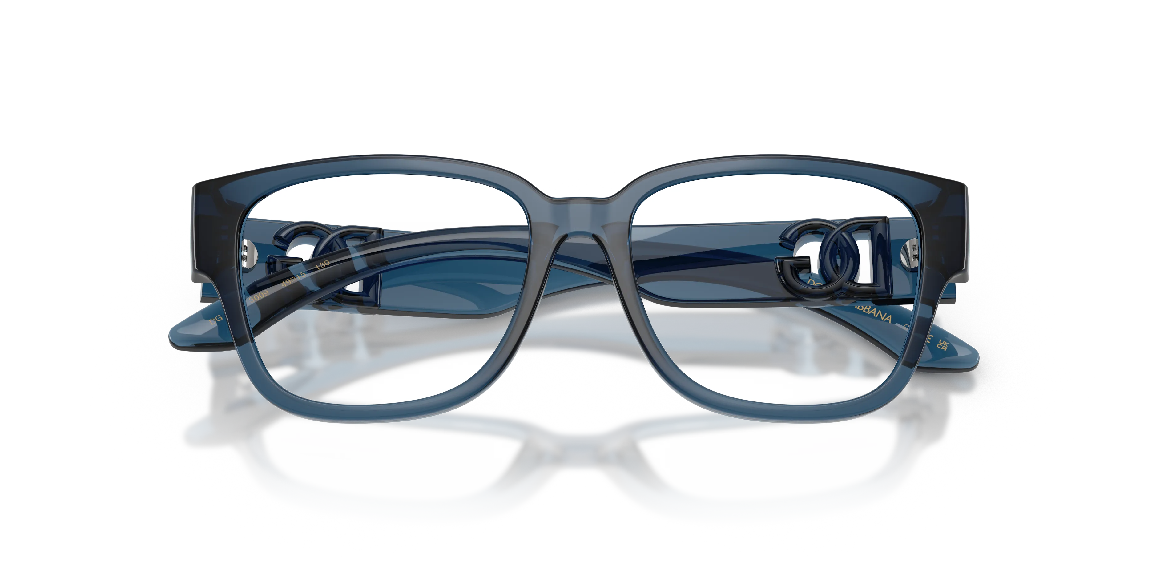 Dolce & Gabbana DX5006 3009 Montature da vista Iniettato Blu Squadrata Normale - immagine 2