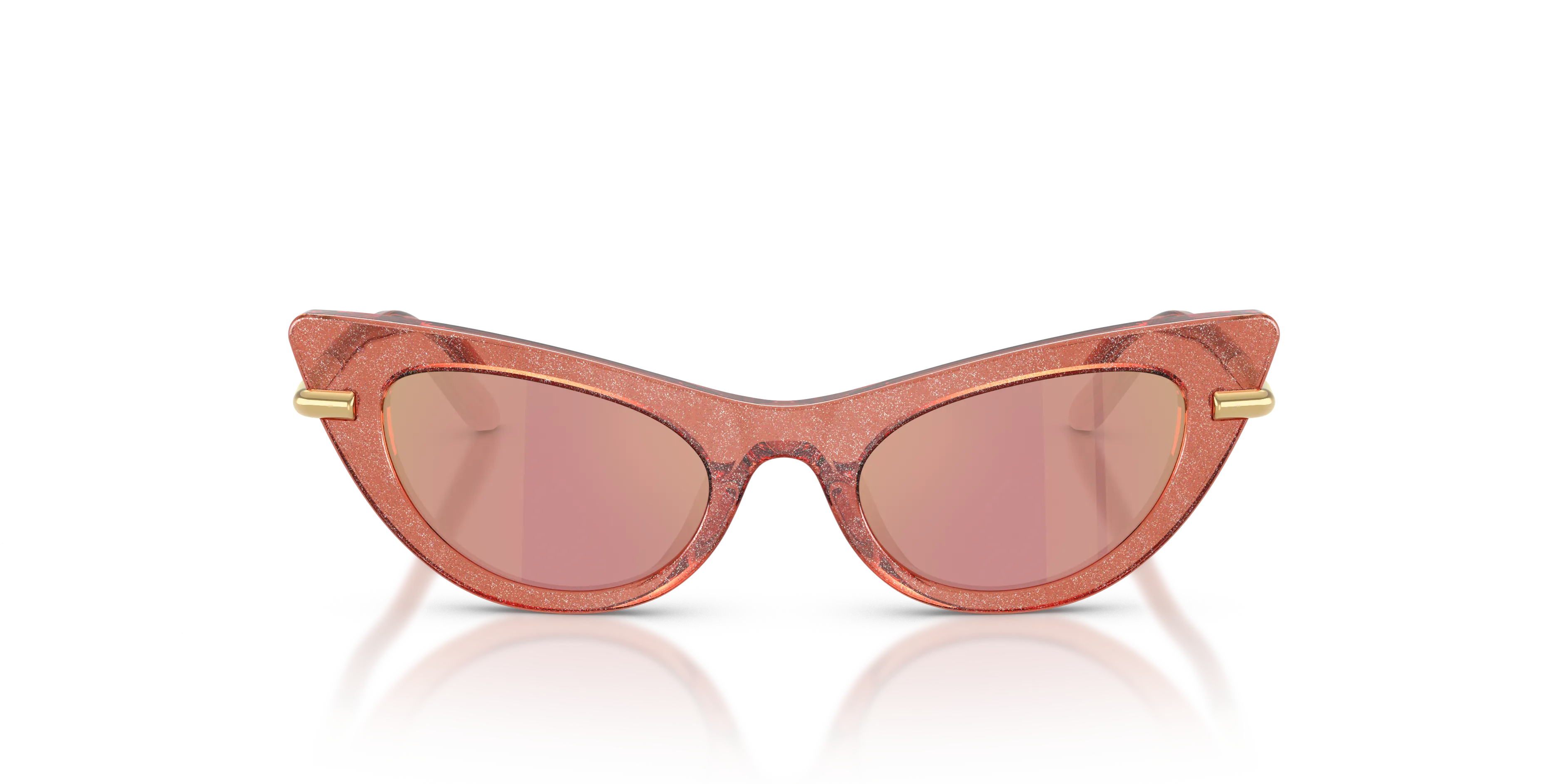 Dolce & Gabbana DX4008 3104/Z Occhiali da sole Acetato Rosa Rosa Cat Eye Specchiate - immagine 3