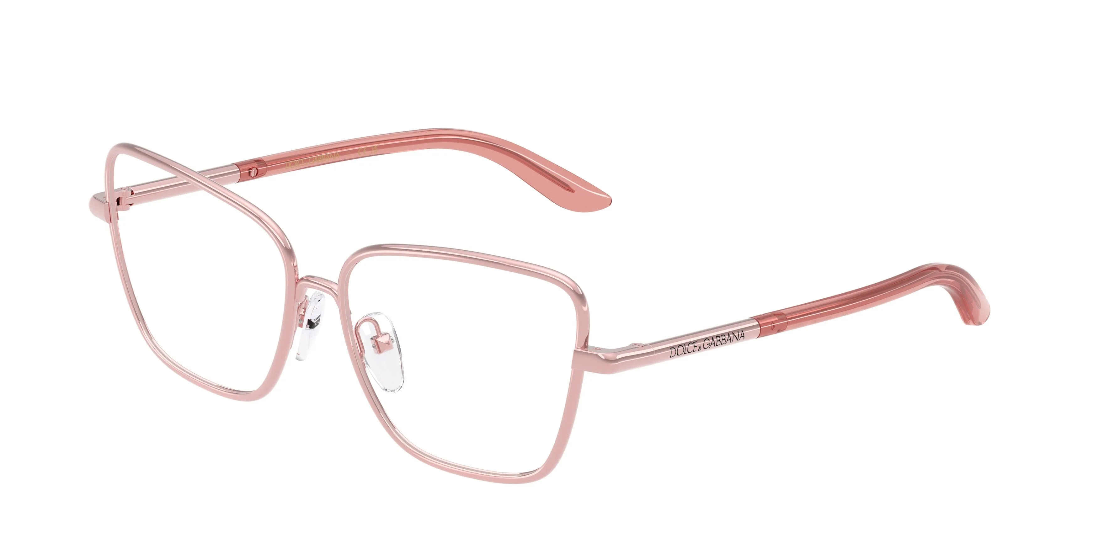 Dolce & Gabbana DX1102 1361 Montature da vista Metallo Rosa Farfalla Normale - immagine 1