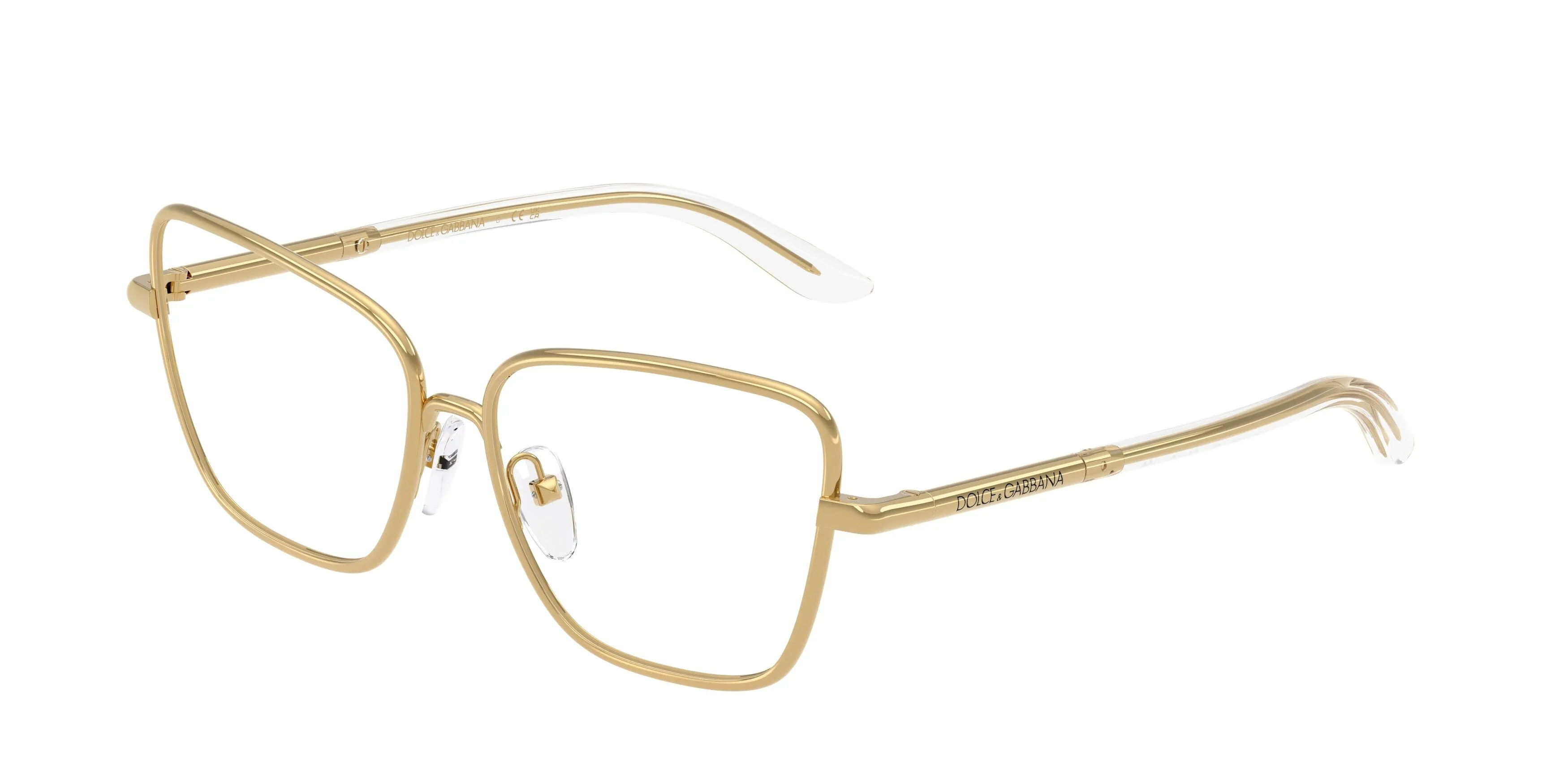 Dolce & Gabbana DX1102 02 Montature da vista Metallo Oro Farfalla Normale - immagine 1