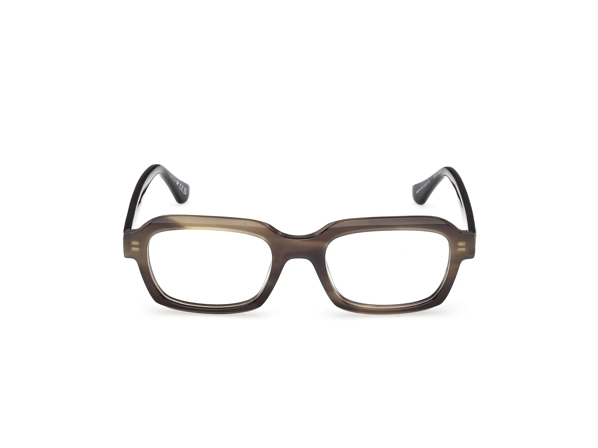Web WE5466 050 Montature da vista Acetato Marrone Squadrata Normale - immagine 2