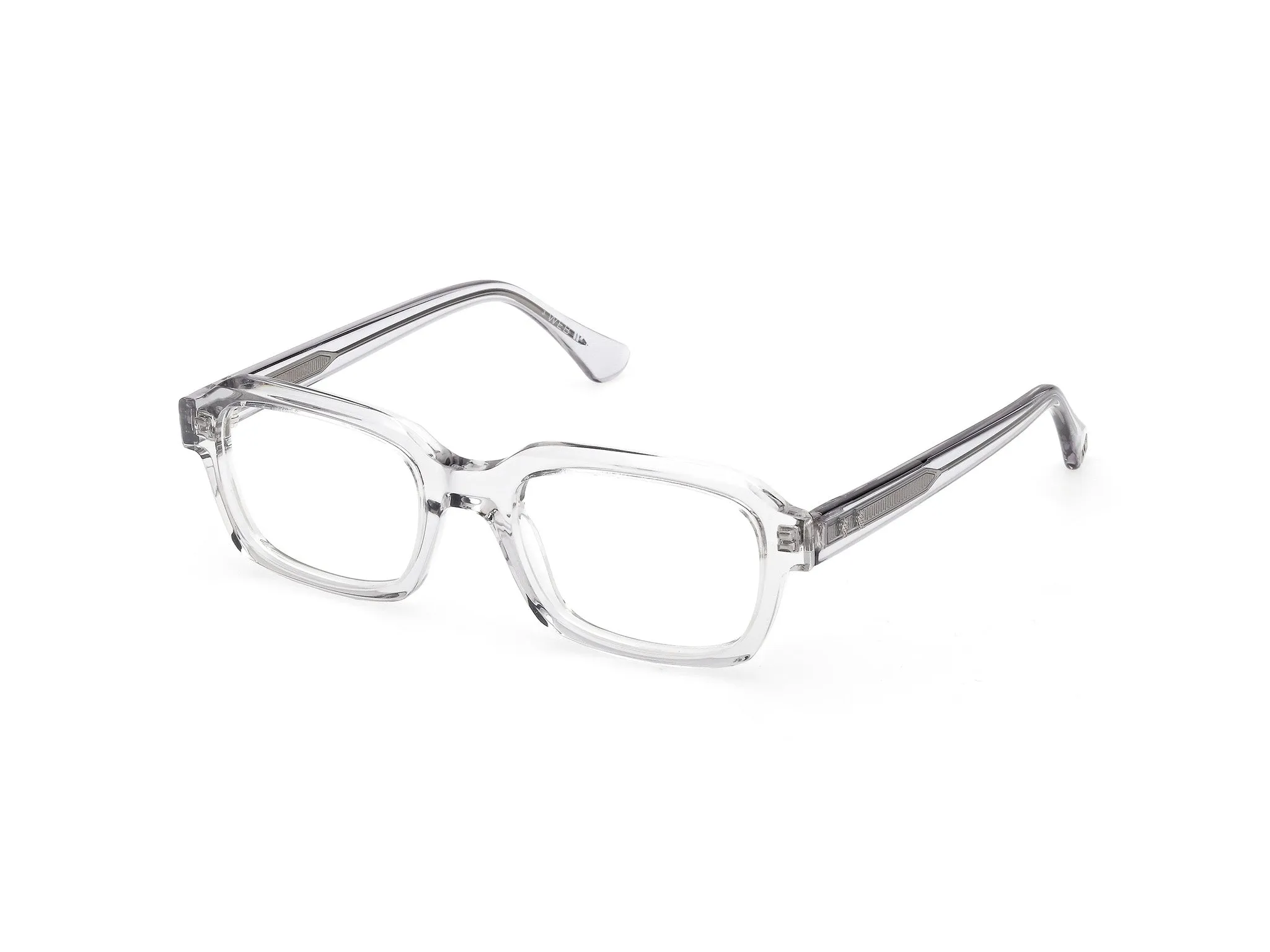Web WE5466 020 Montature da vista Acetato Grigio Squadrata Normale - immagine 1