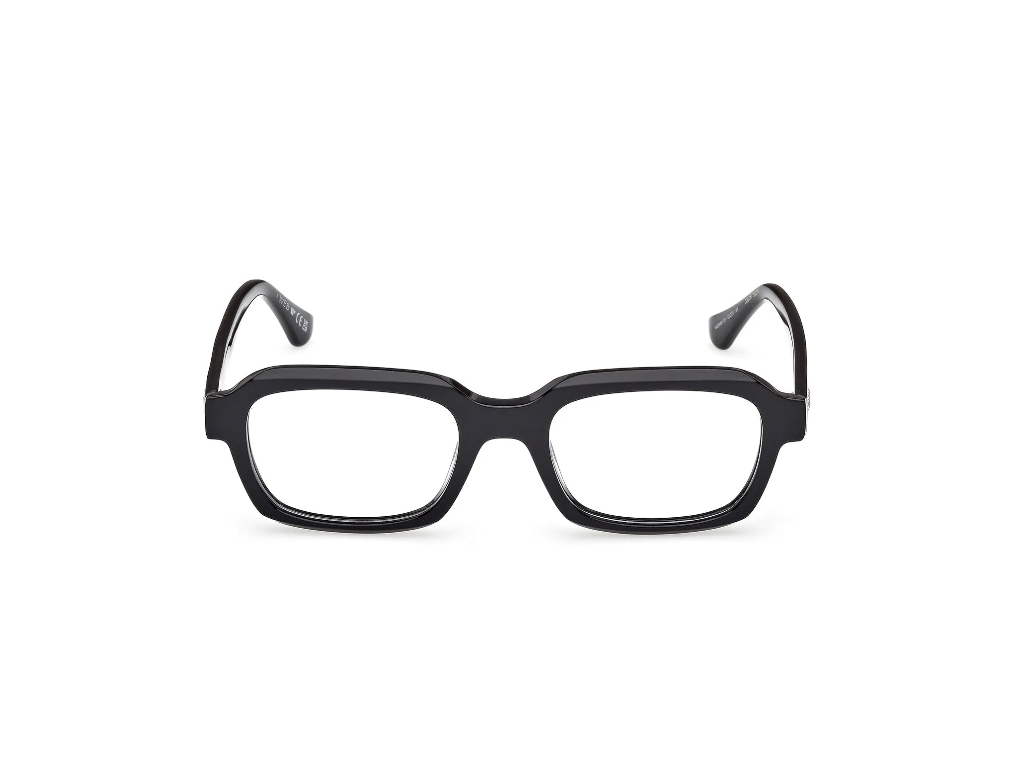Web WE5466 001 Montature da vista Acetato Nero Squadrata Normale - immagine 2
