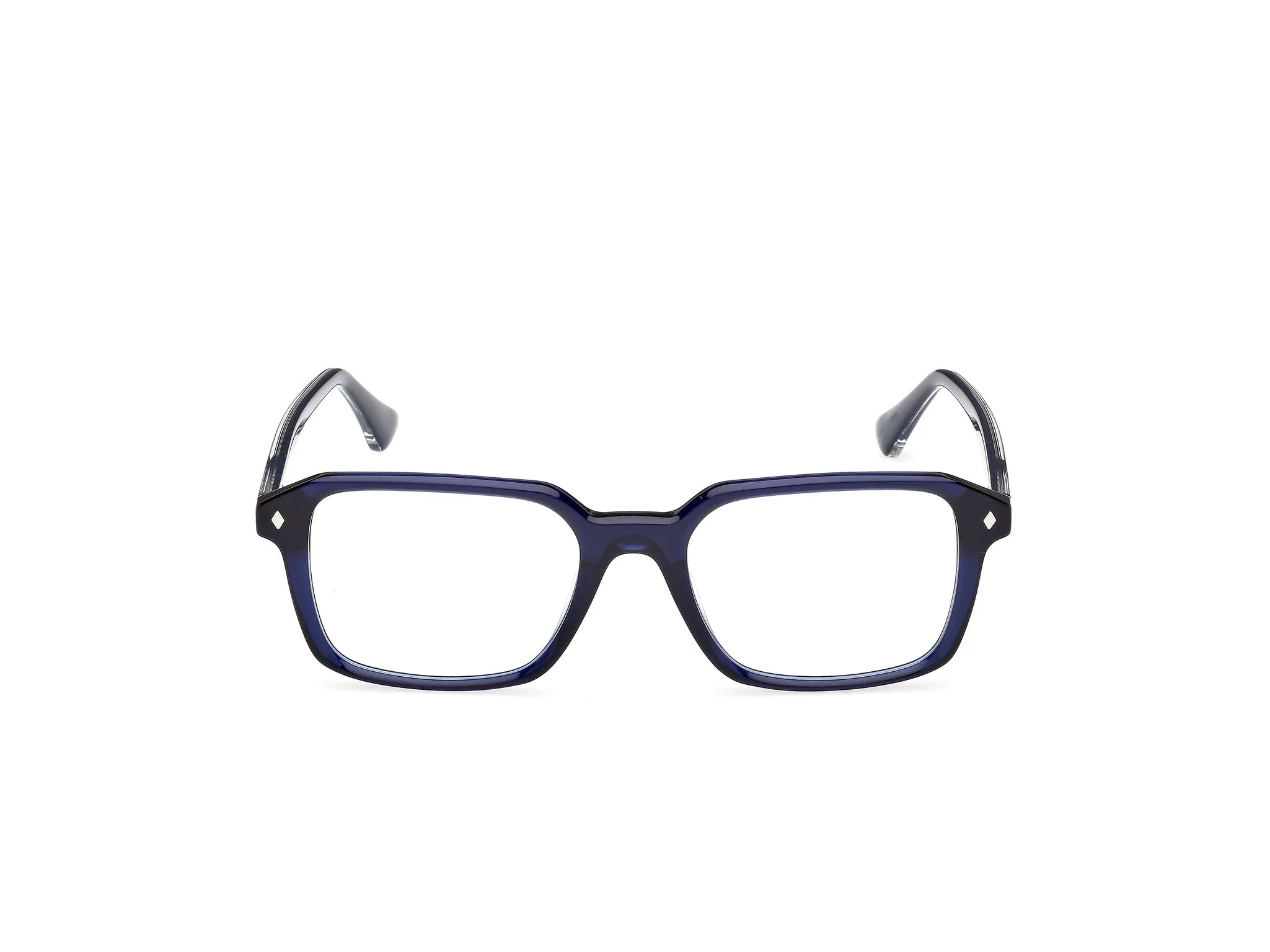 Web WE5463 092 Montature da vista Acetato Blu Squadrata Normale - immagine 2