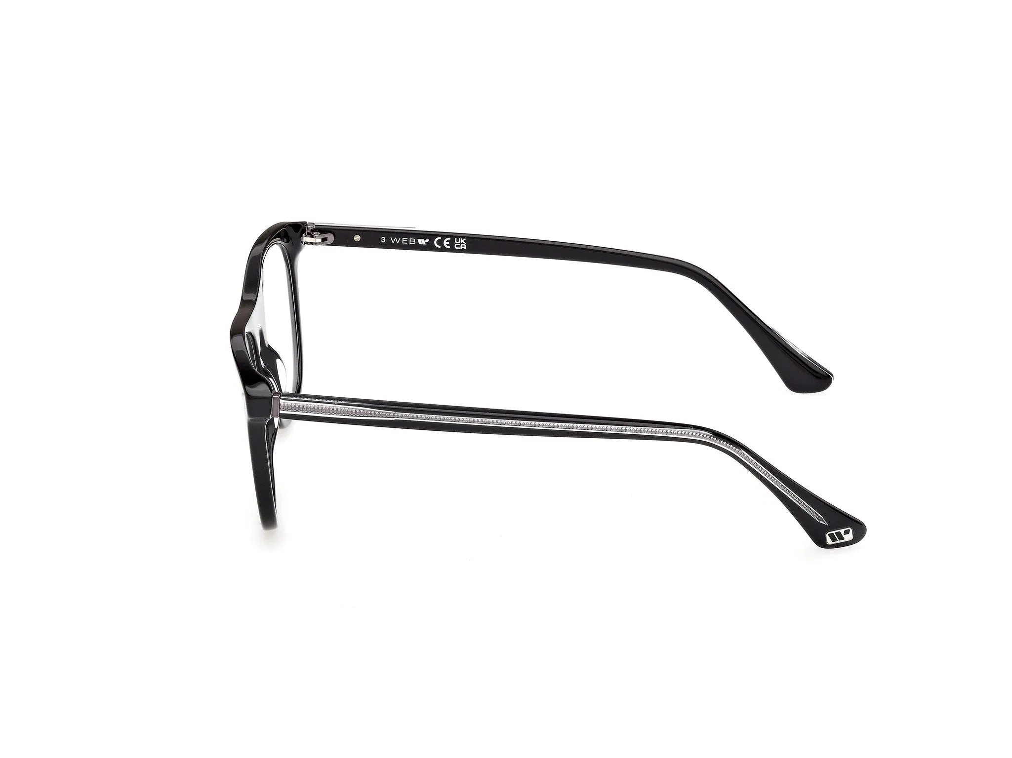 Web WE5462 005 Montature da vista Acetato Nero Squadrata Normale - immagine 3