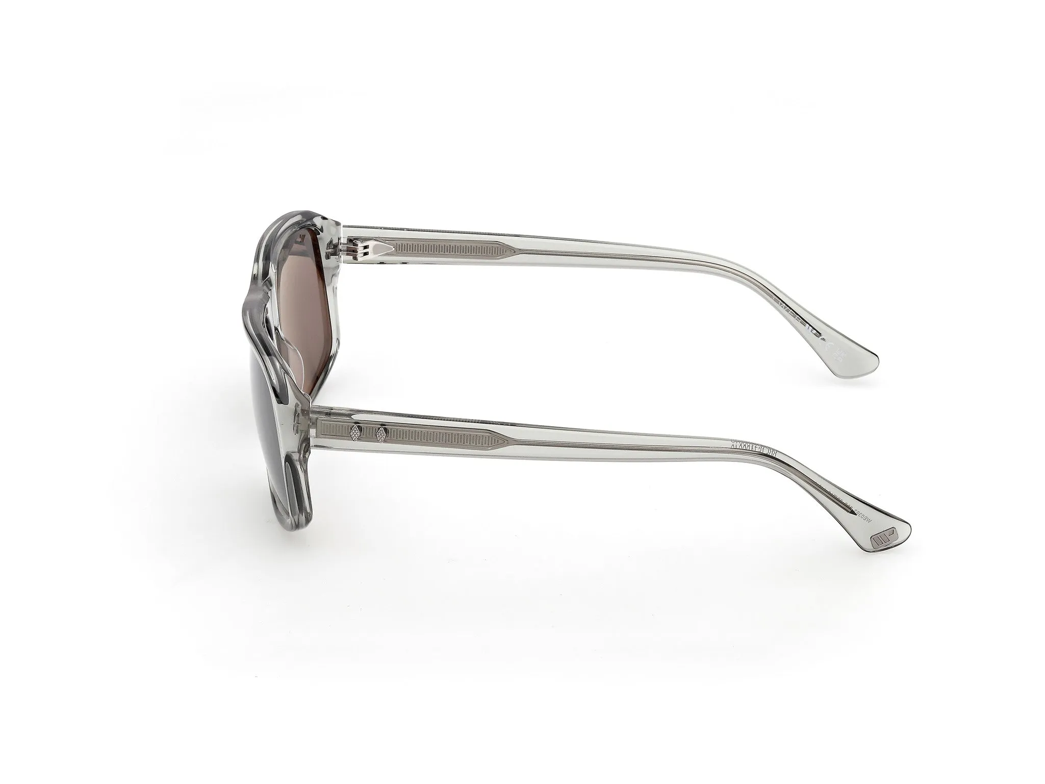 Web WE0393 93C Occhiali da sole Acetato Verde Fumo Squadrata Normale - immagine 3