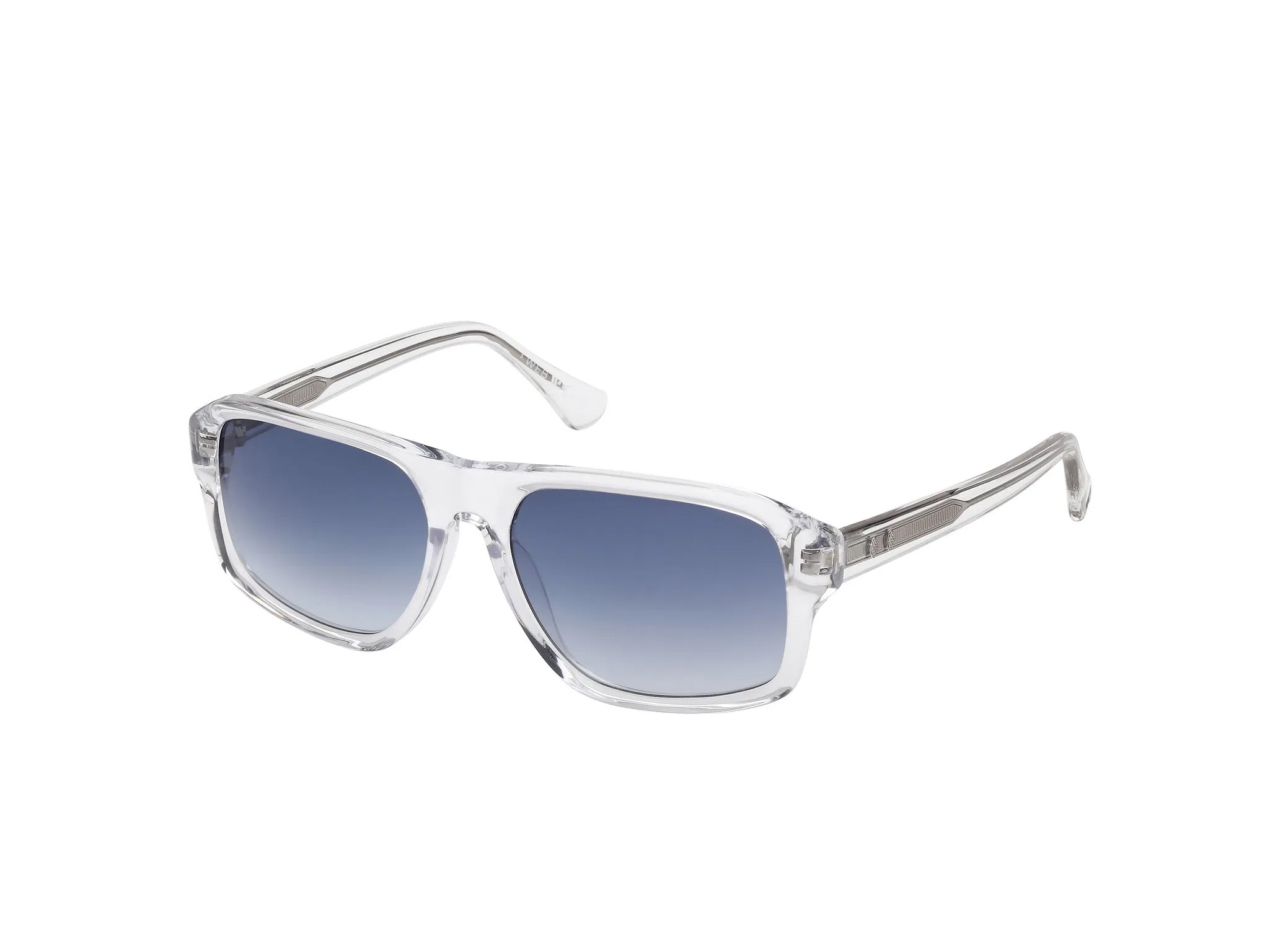 Web WE0393 26W Occhiali da sole Acetato Trasparente Blu Squadrata Normale - immagine 1