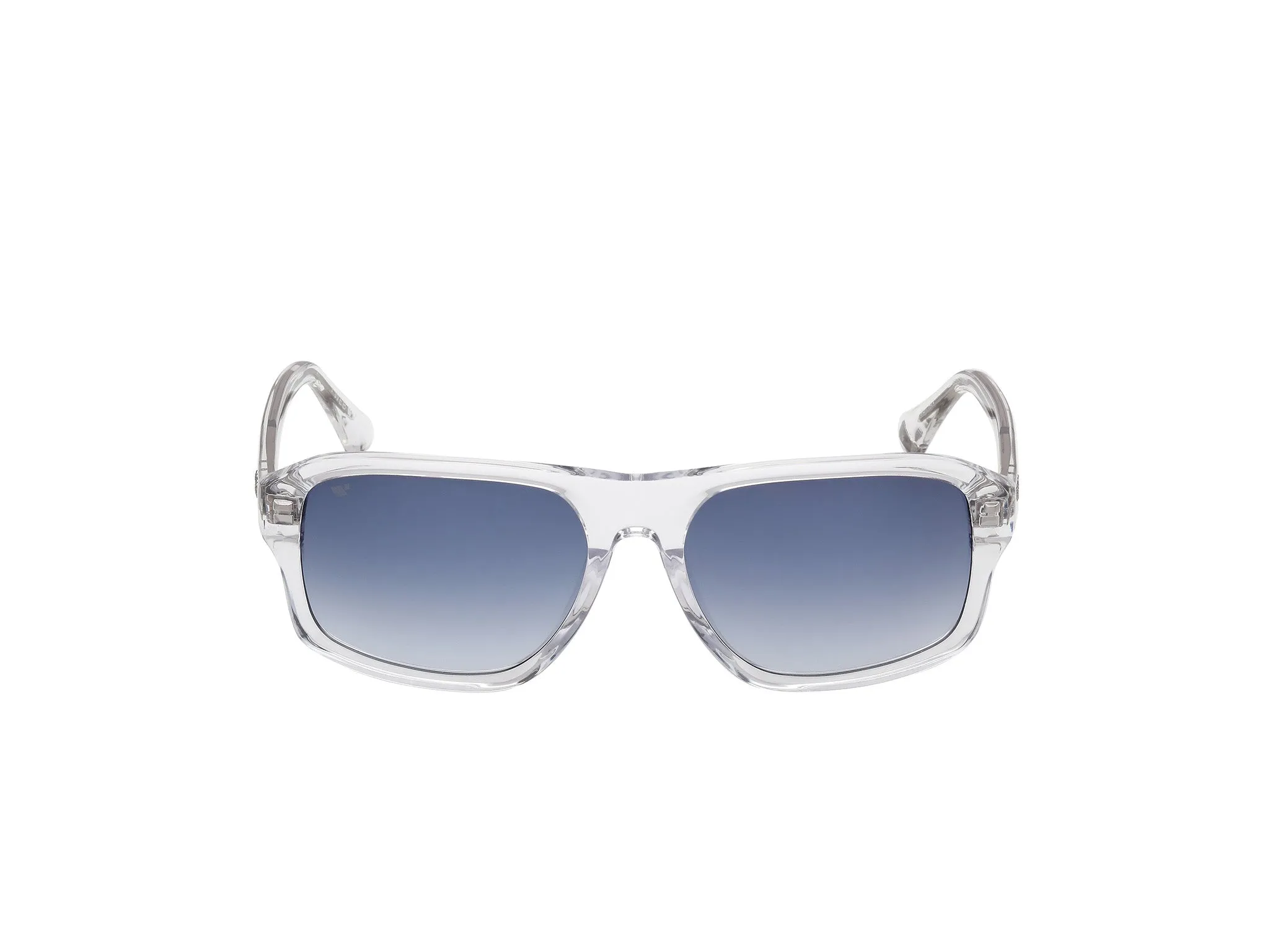 Web WE0393 26W Occhiali da sole Acetato Trasparente Blu Squadrata Normale - immagine 2