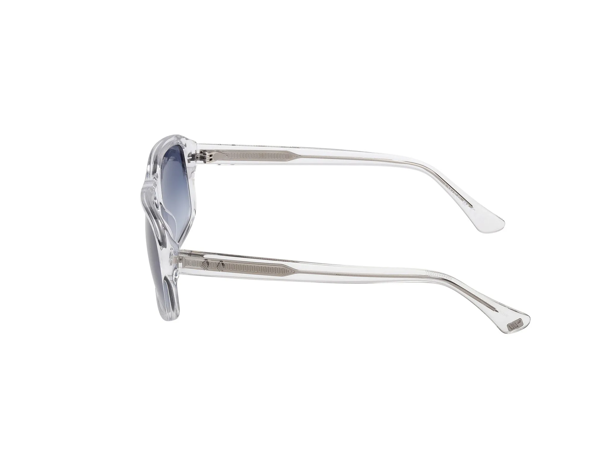 Web WE0393 26W Occhiali da sole Acetato Trasparente Blu Squadrata Normale - immagine 3