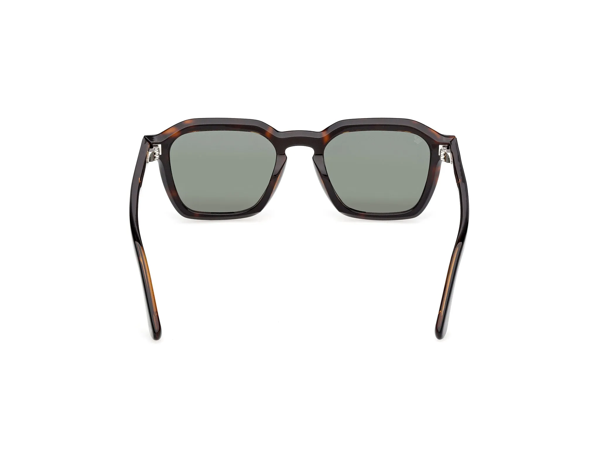 Web WE0392 56N Occhiali da sole Acetato Havana Verde Squadrata Normale - immagine 4