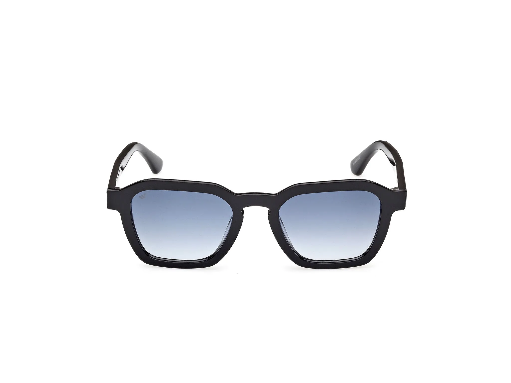 Web WE0392 01W Occhiali da sole Acetato Nero Blu Squadrata Normale - immagine 2