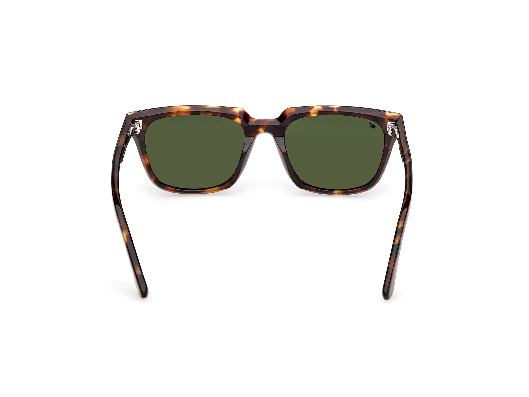 Web WE0391 52N Occhiali da sole Acetato Havana Verde Squadrata Normale - immagine 4