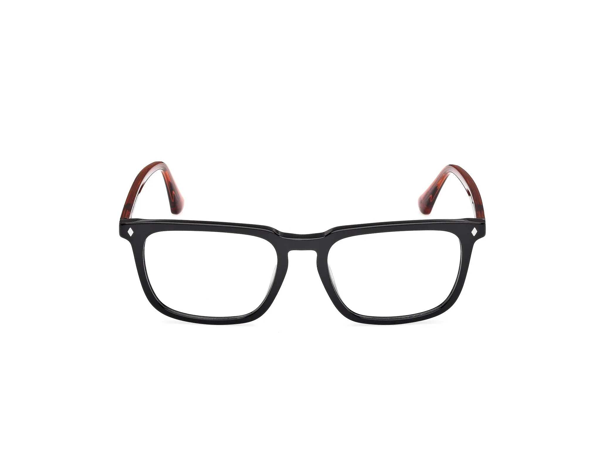 Web WE5430 002 Montature da vista Acetato Nero Squadrata Normale - immagine 2