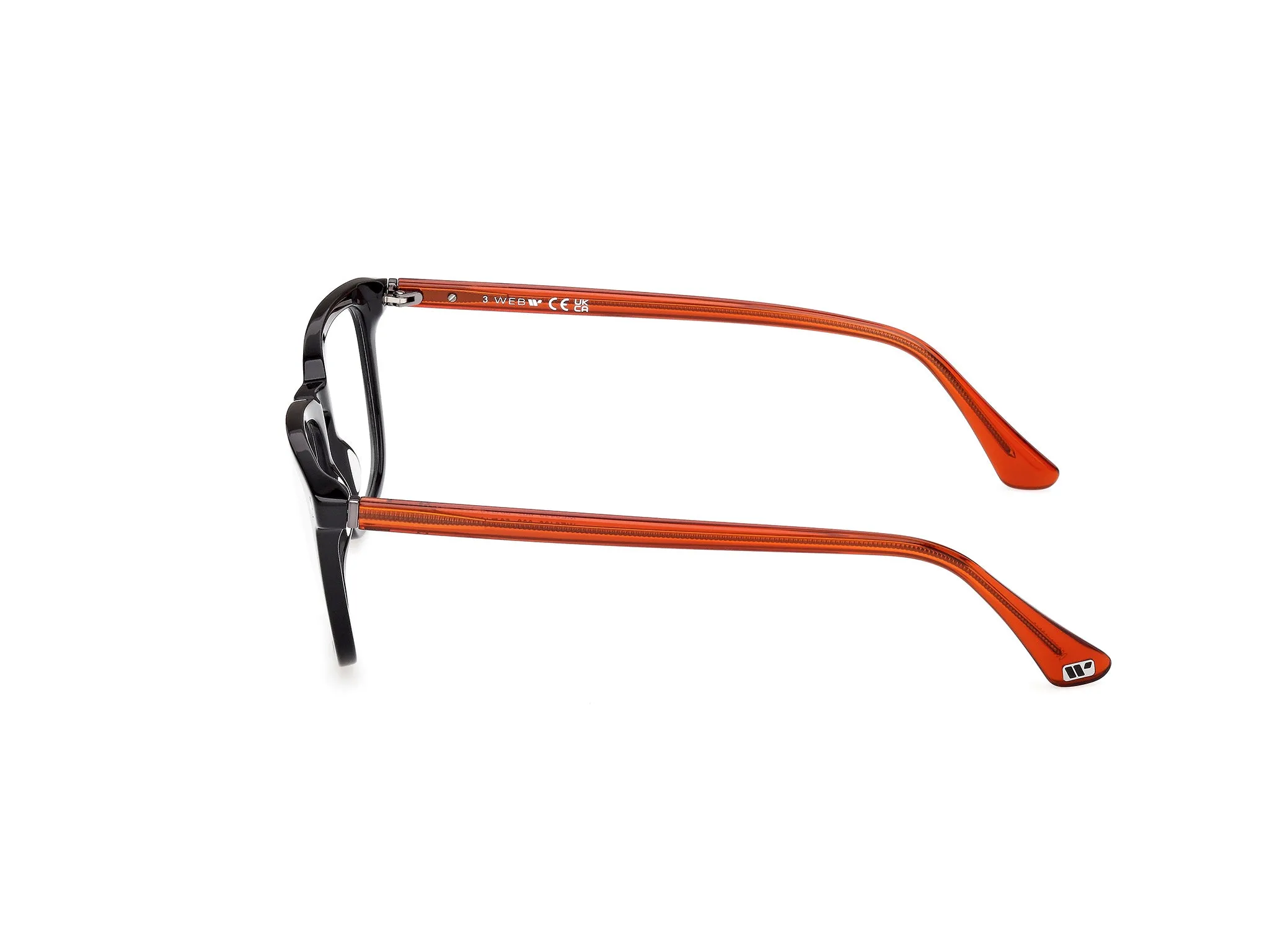 Web WE5430 002 Montature da vista Acetato Nero Squadrata Normale - immagine 3