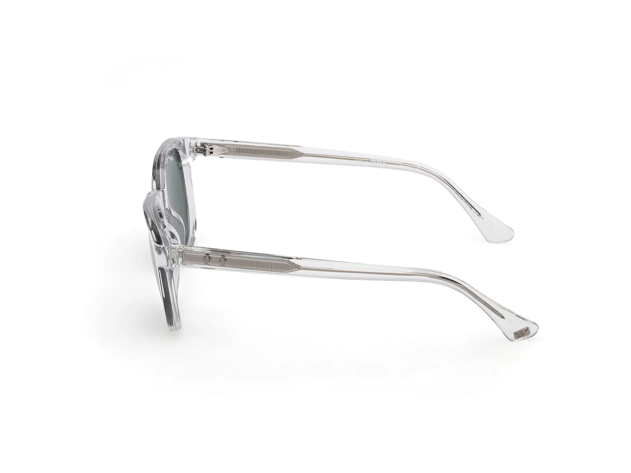 Web WE0390 26N Occhiali da sole Acetato Trasparente Verde Rotonda Normale - immagine 3