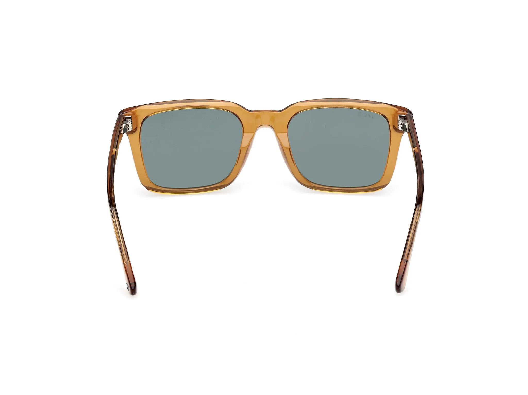 Web WE0388 39N Occhiali da sole Acetato Giallo Verde Squadrata Normale - immagine 4