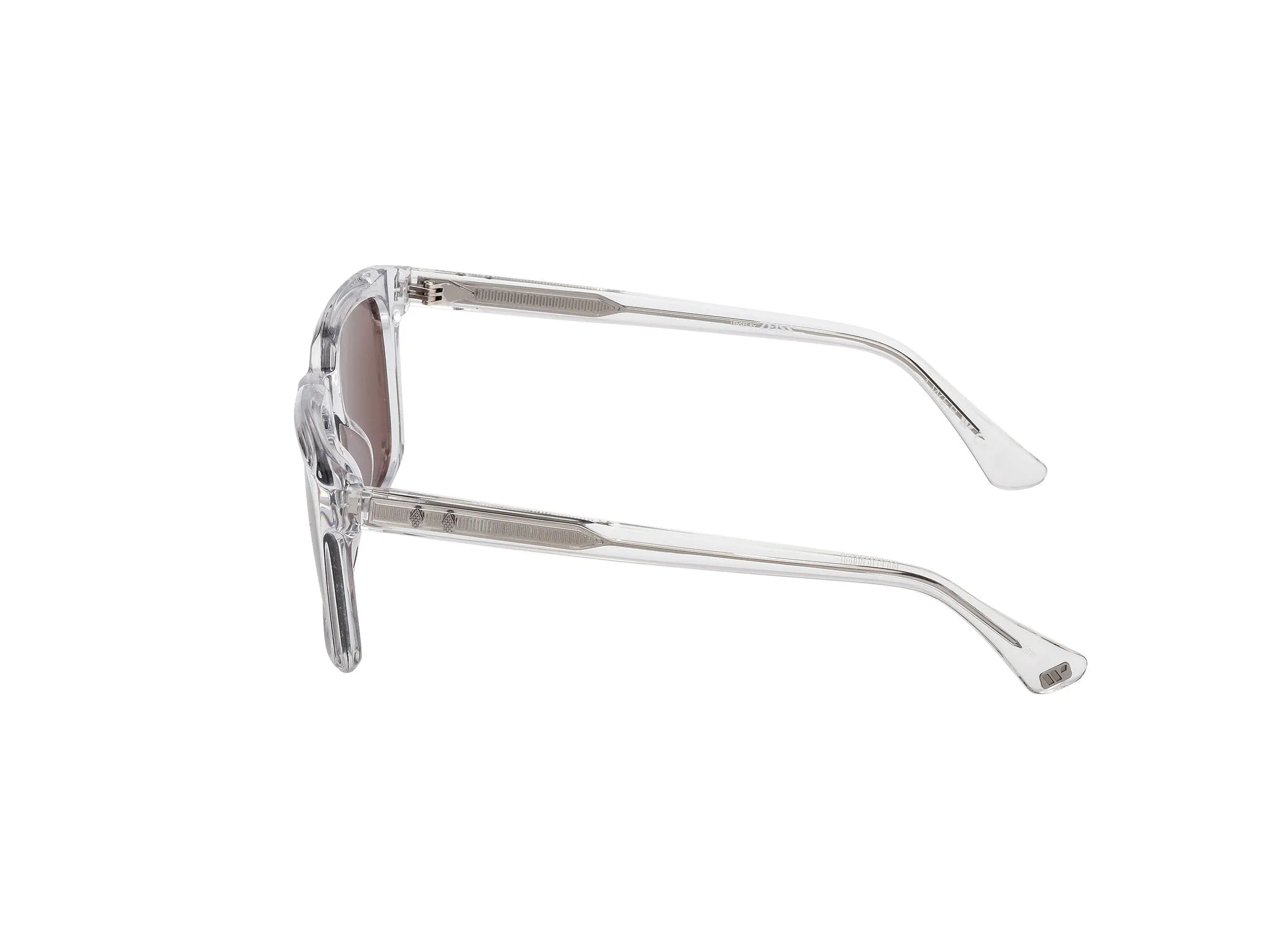 Web WE0388 26E Occhiali da sole Acetato Trasparente Marrone Squadrata Normale - immagine 3