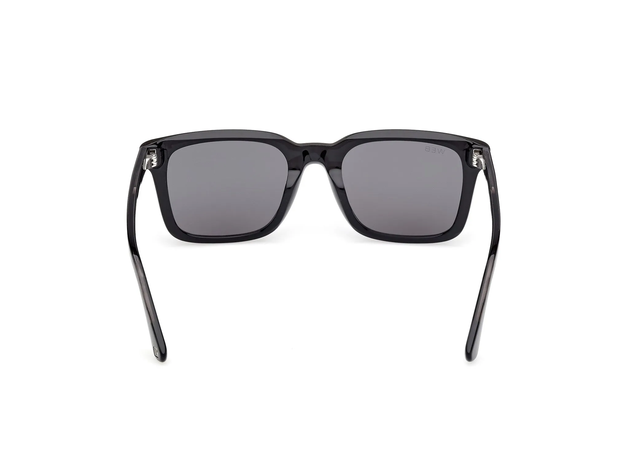 Web WE0388 01A Occhiali da sole Acetato Nero Fumo Squadrata Normale - immagine 4