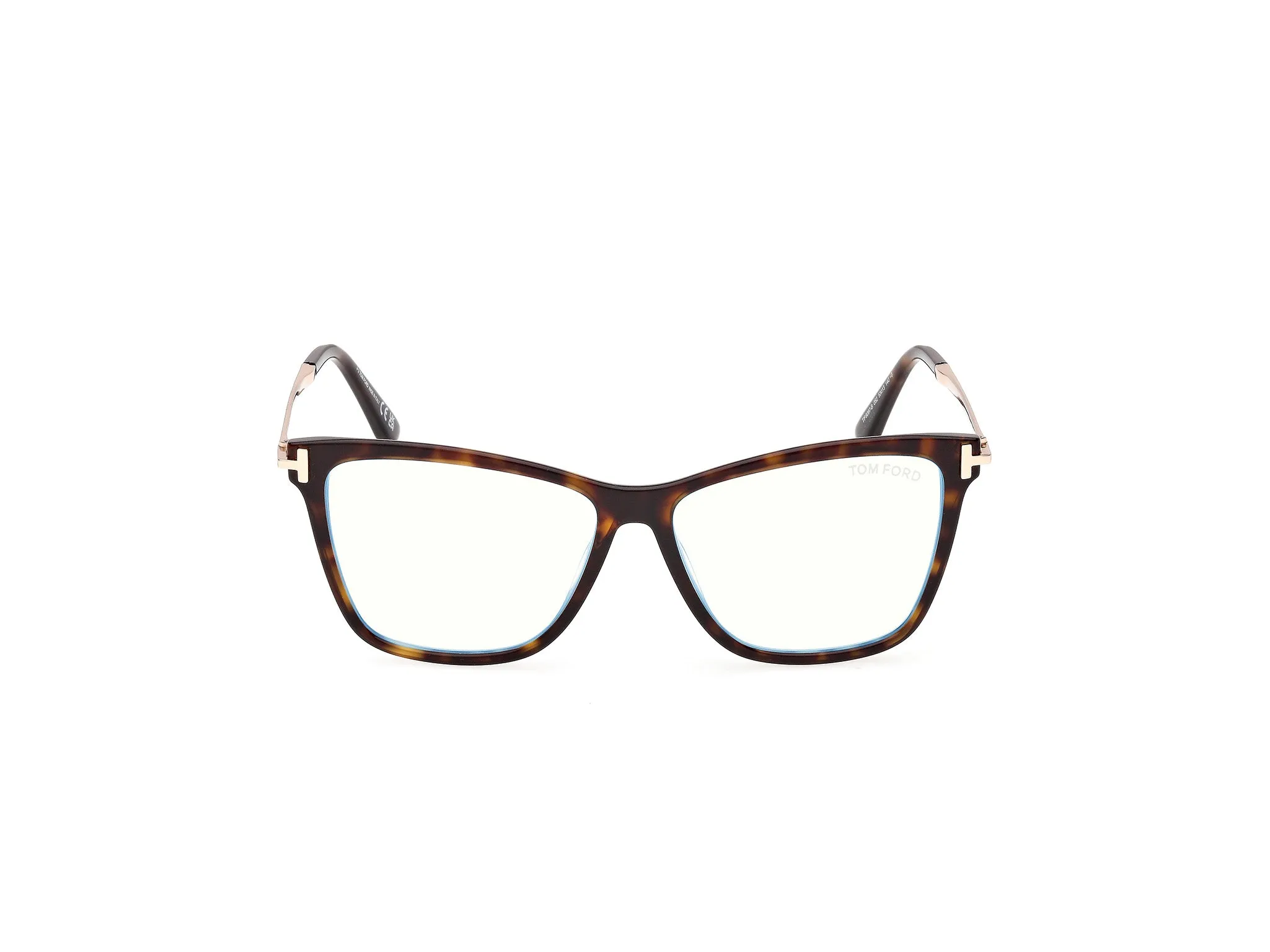 TOM FORD FT6097-B 052 Montature da vista Acetato Havana Farfalla Normale - immagine 2