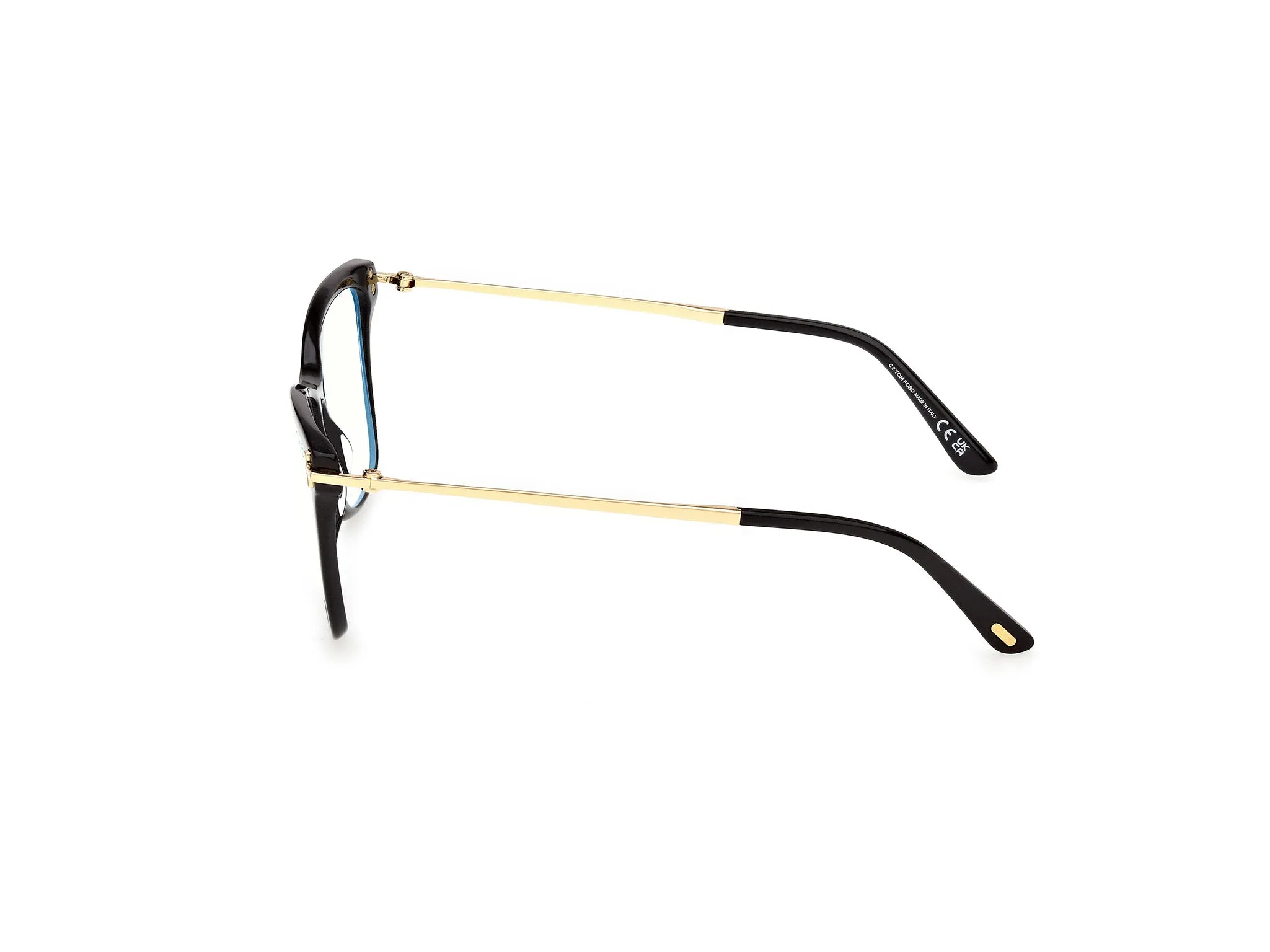 TOM FORD FT6097-B 001 Montature da vista Acetato Nero Farfalla Normale - immagine 3