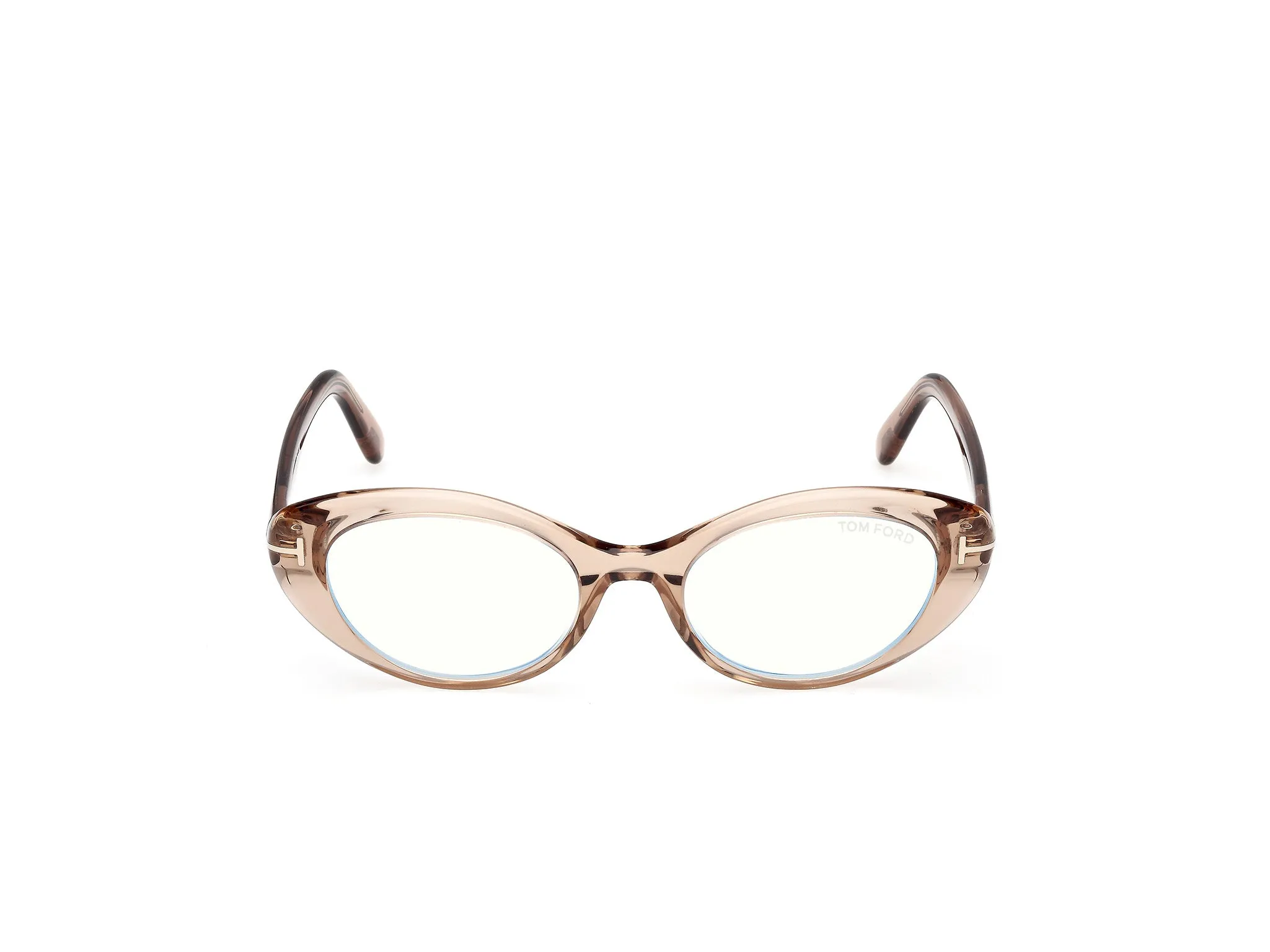 TOM FORD FT6092-B 045 Montature da vista Acetato Marrone Rotonda Normale - immagine 2