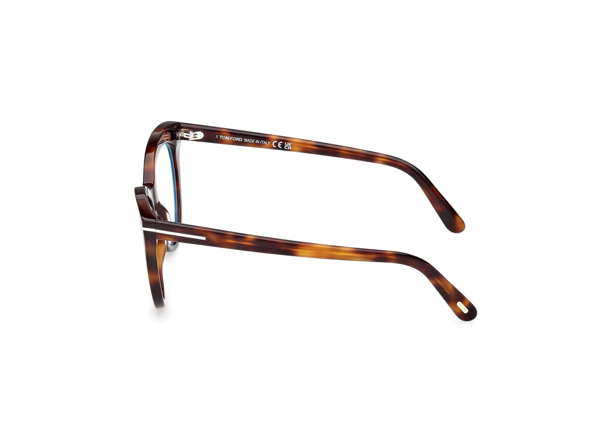 TOM FORD FT6091-B 053 Montature da vista Acetato Havana Cat Eye Normale - immagine 3