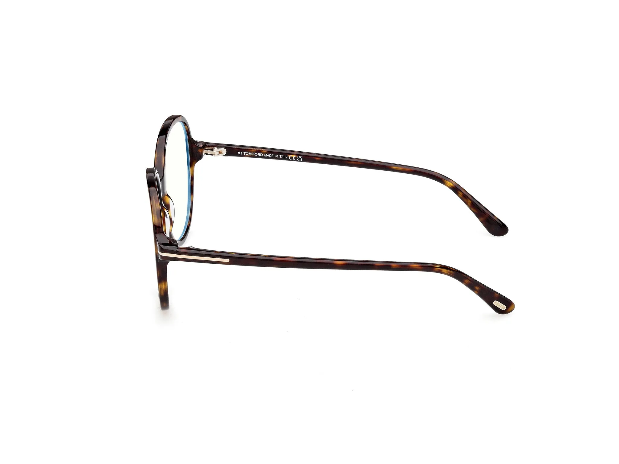 TOM FORD FT6090-B 052 Montature da vista Acetato Havana Rotonda Normale - immagine 3