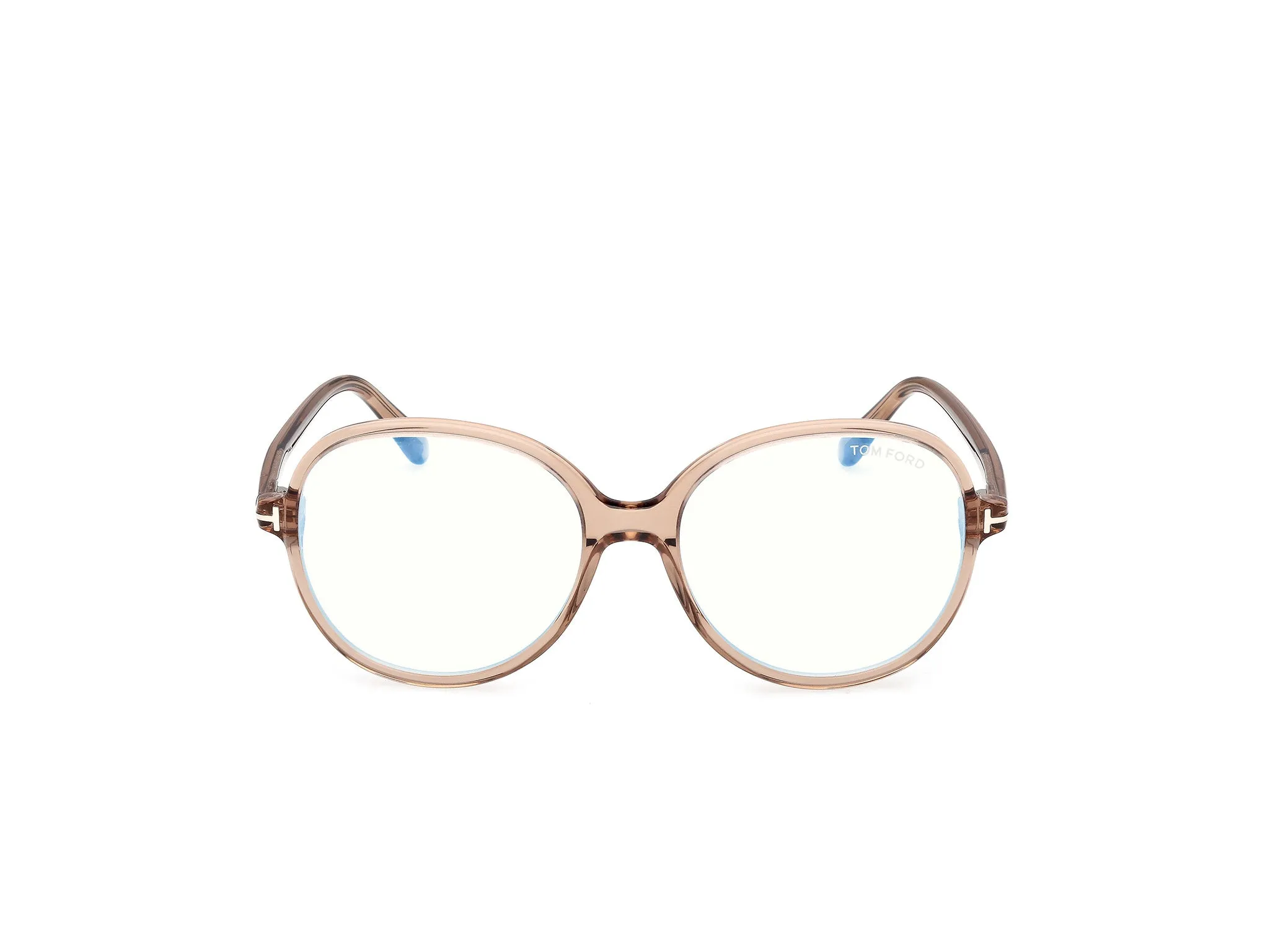 TOM FORD FT6090-B 045 Montature da vista Acetato Marrone Rotonda Normale - immagine 2
