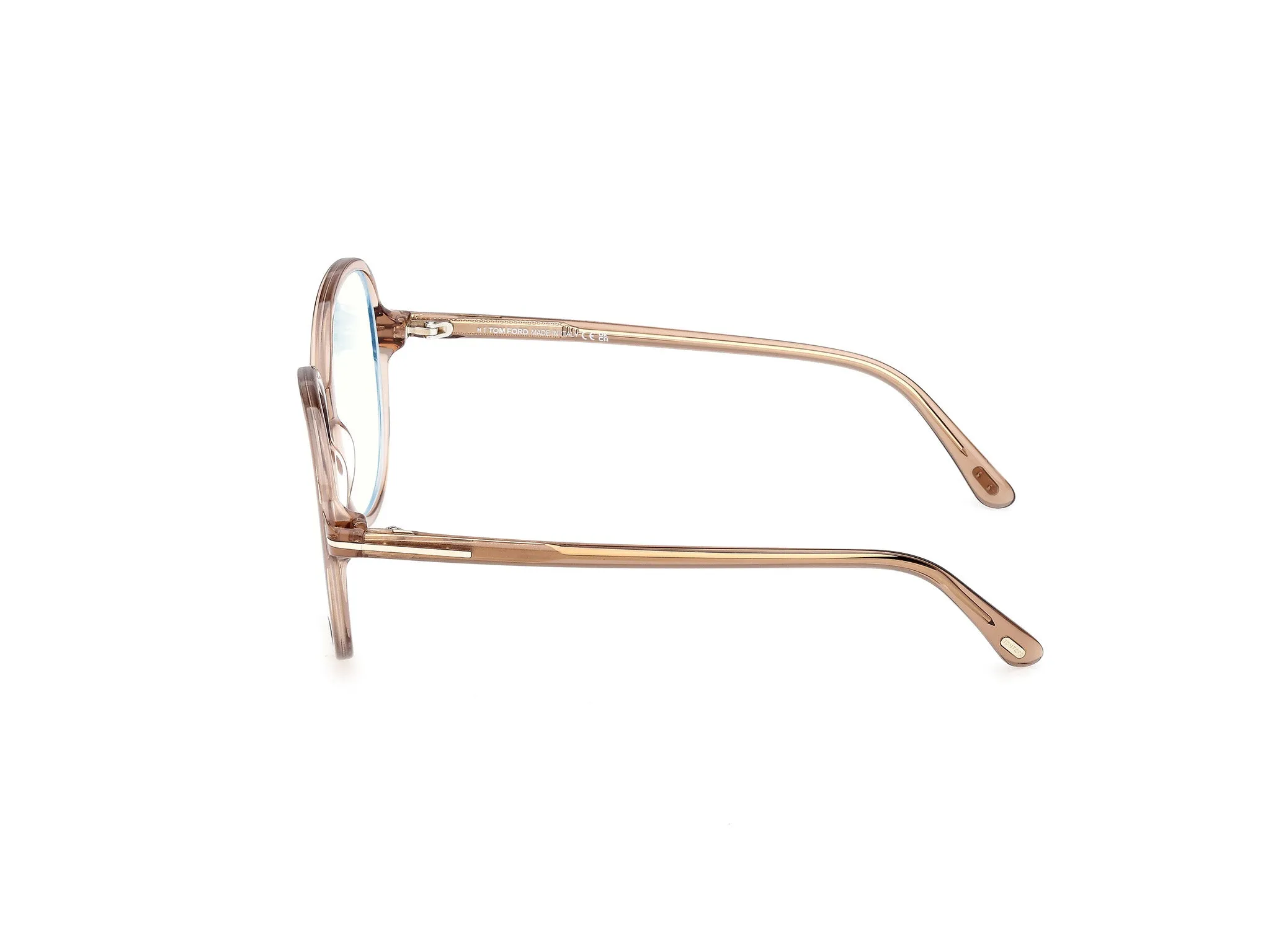 TOM FORD FT6090-B 045 Montature da vista Acetato Marrone Rotonda Normale - immagine 3