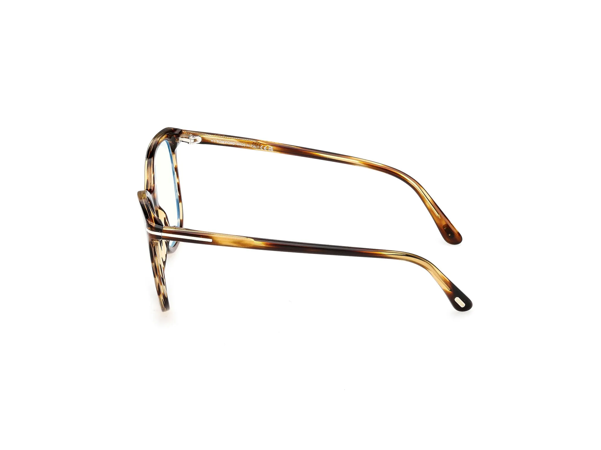 TOM FORD FT6089-B 055 Montature da vista Acetato Havana Squadrata Normale - immagine 3