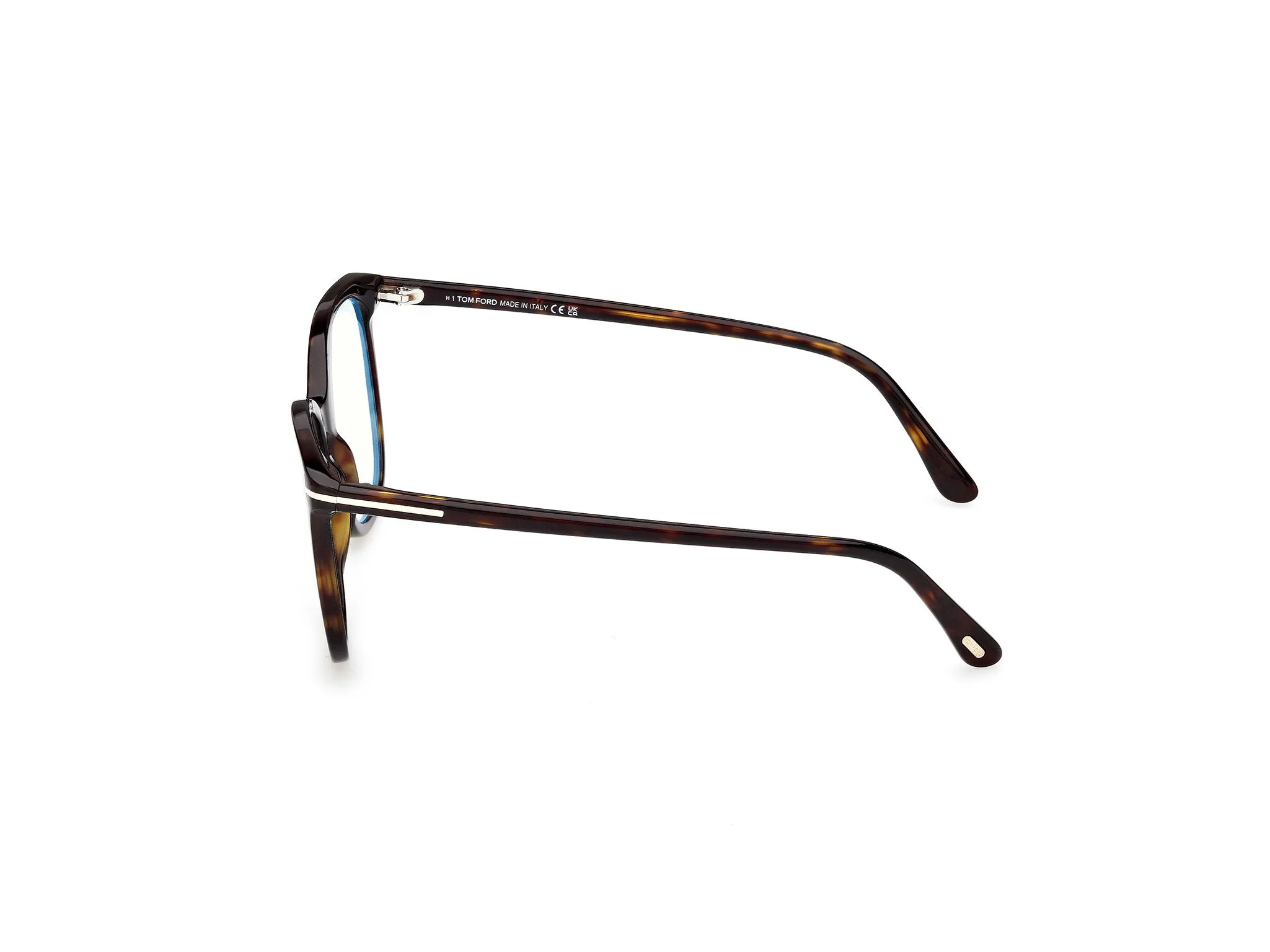 TOM FORD FT6089-B 052 Montature da vista Acetato Havana Squadrata Normale - immagine 3