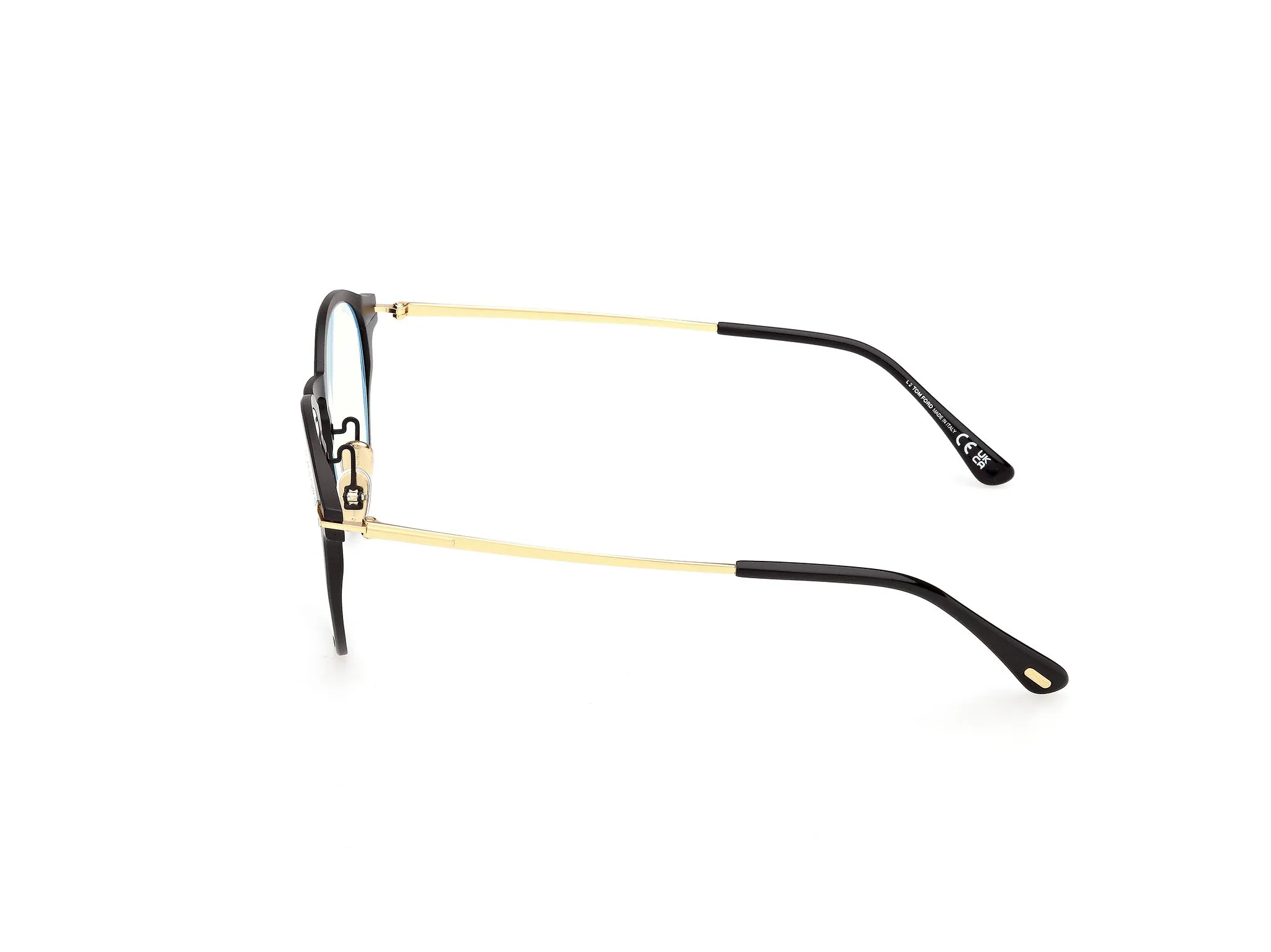 TOM FORD FT6088-B 002 Montature da vista Metallo Nero Rotonda Normale - immagine 3