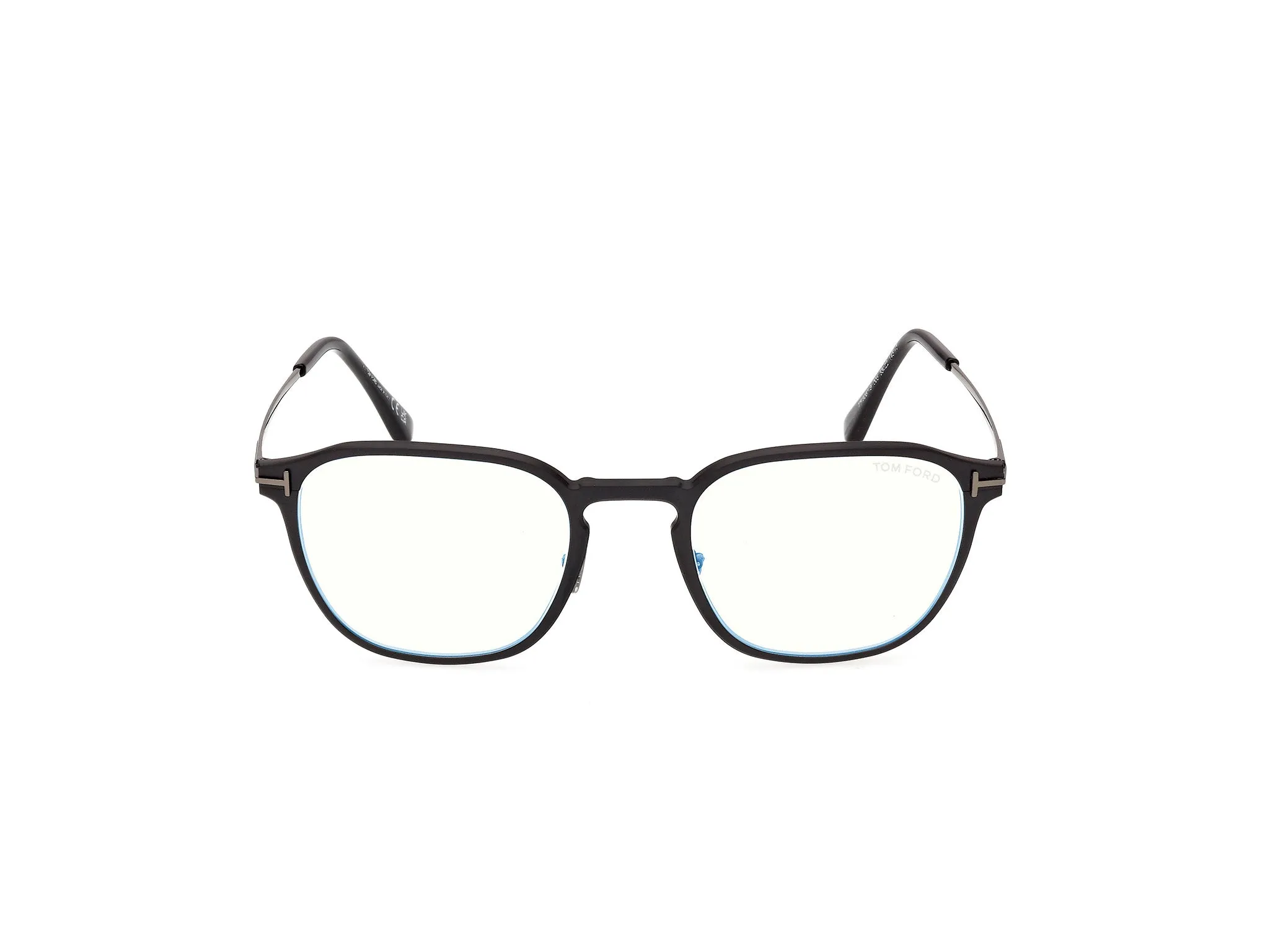 TOM FORD FT6087-B 005 Montature da vista Metallo Nero Squadrata Normale - immagine 2