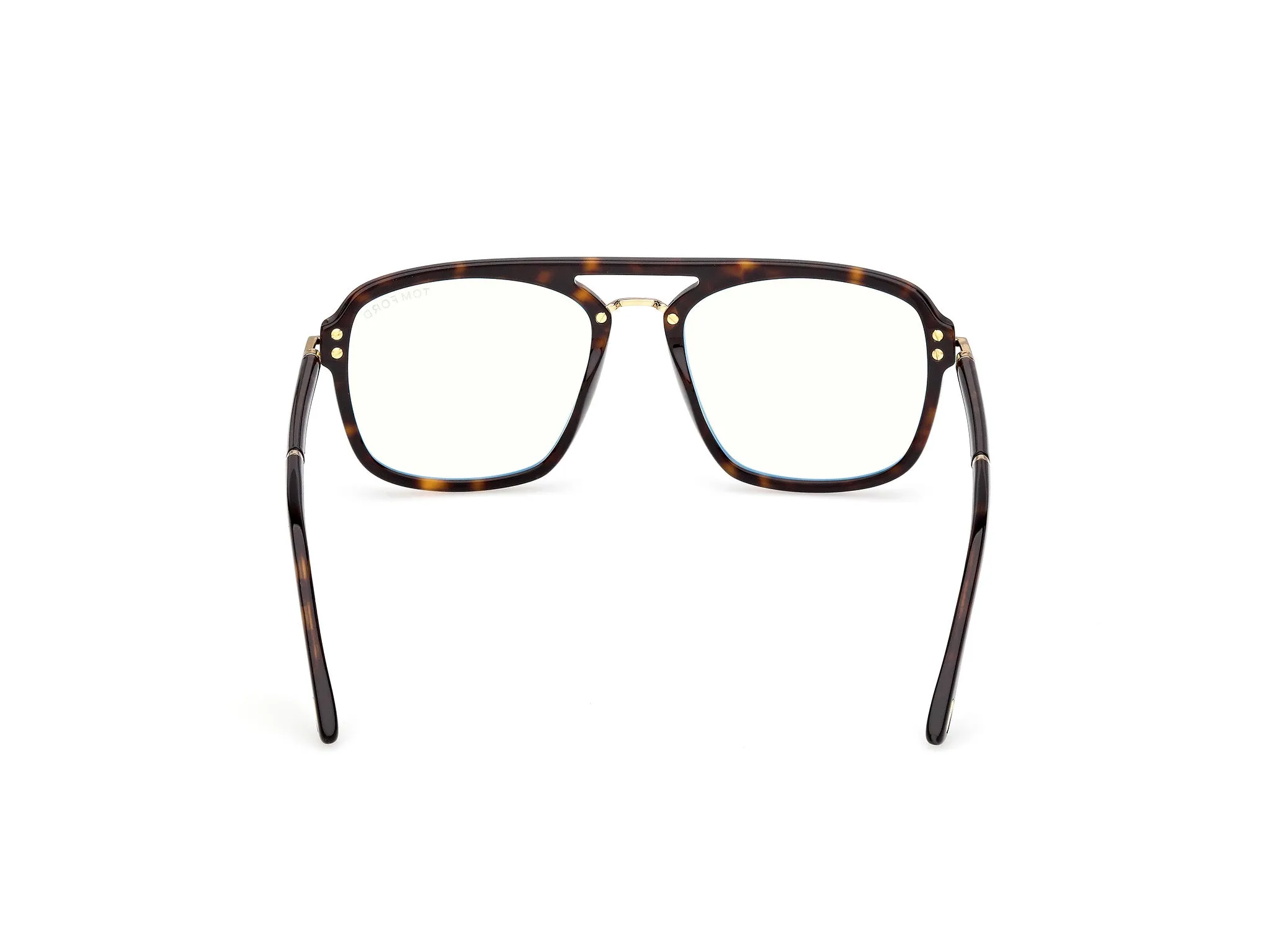 TOM FORD FT6086-B 052 Montature da vista Acetato Havana Squadrata Normale - immagine 4