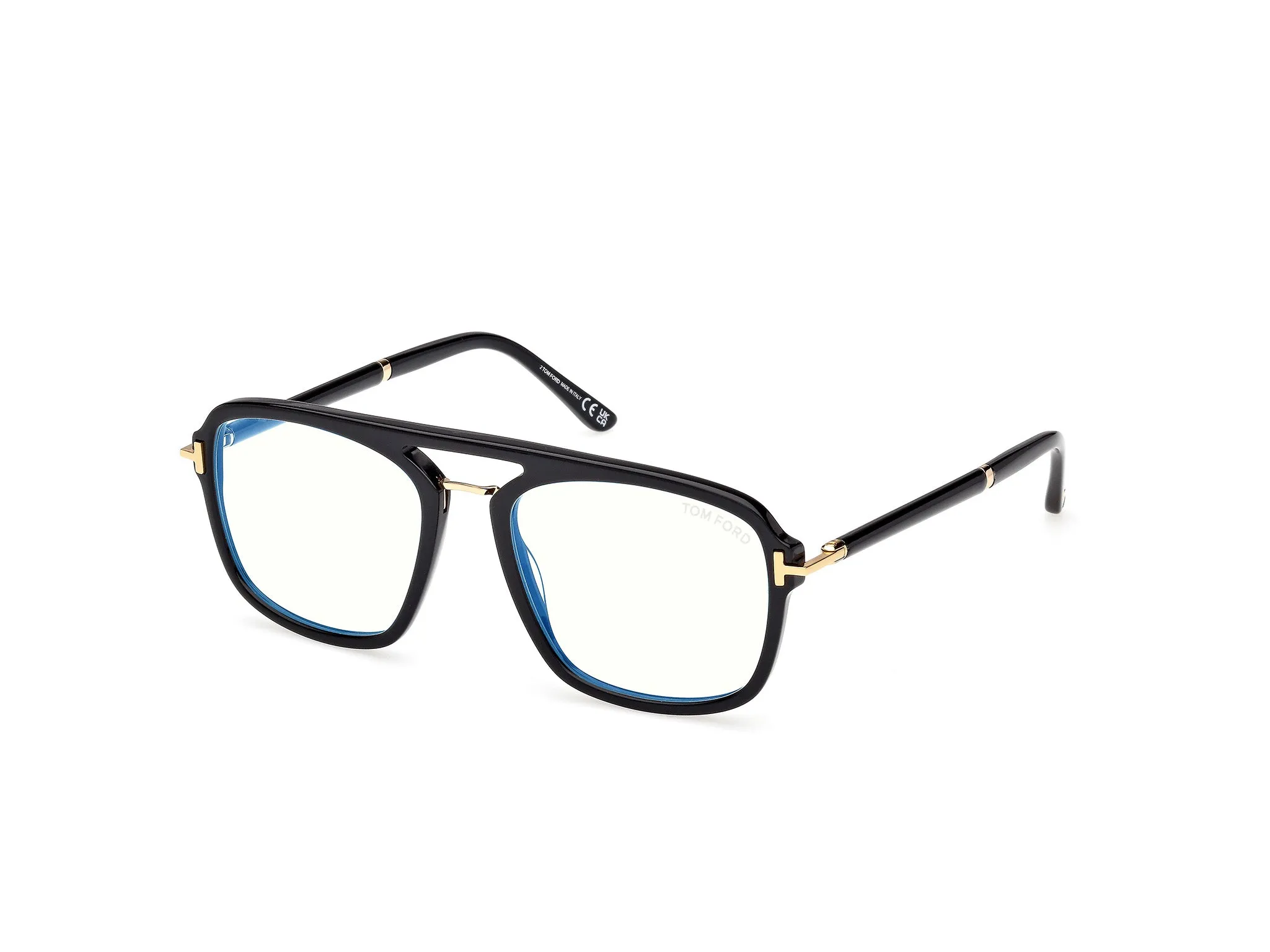 TOM FORD FT6086-B 001 Montature da vista Acetato Nero Squadrata Normale - immagine 1