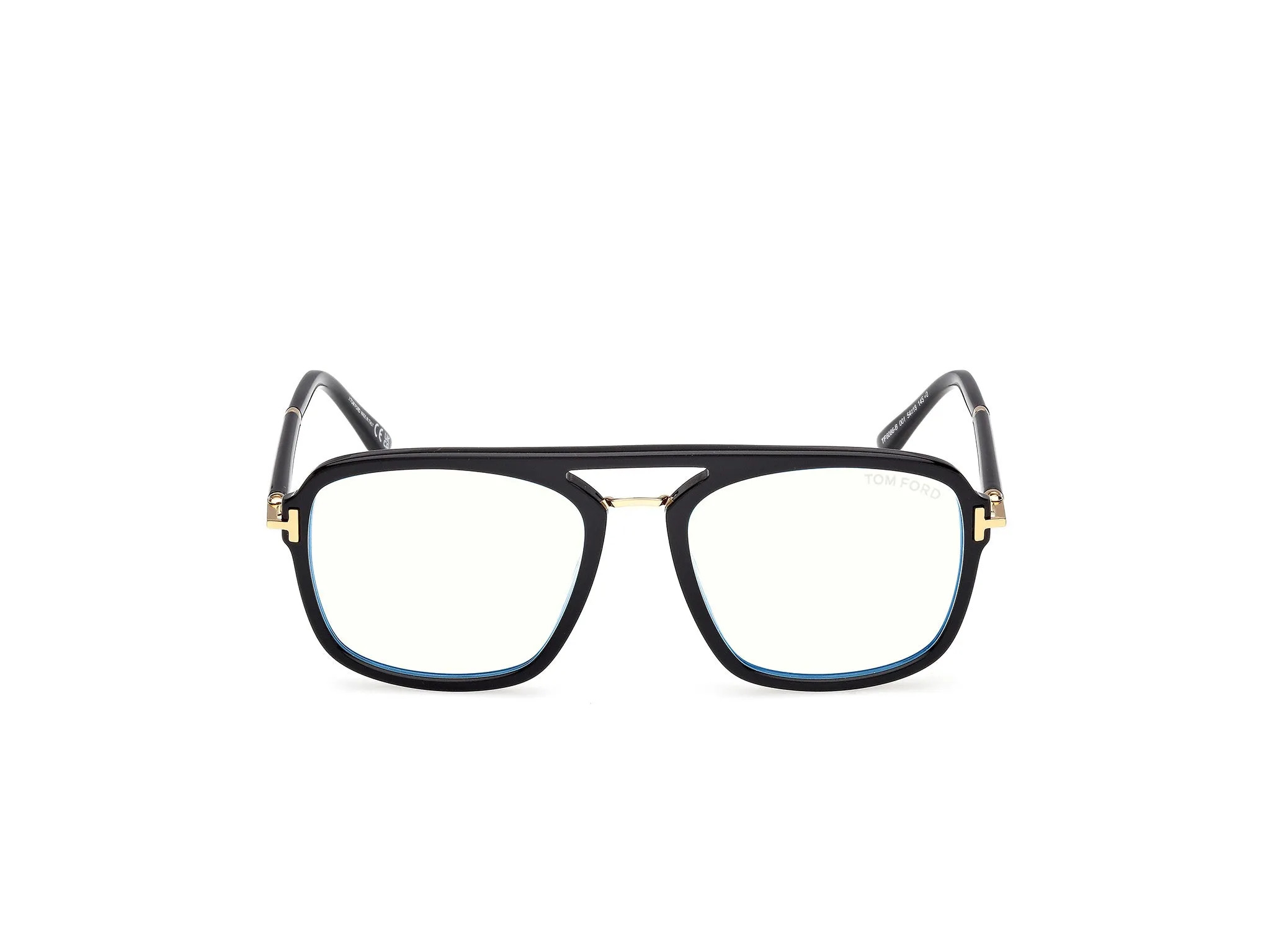 TOM FORD FT6086-B 001 Montature da vista Acetato Nero Squadrata Normale - immagine 2