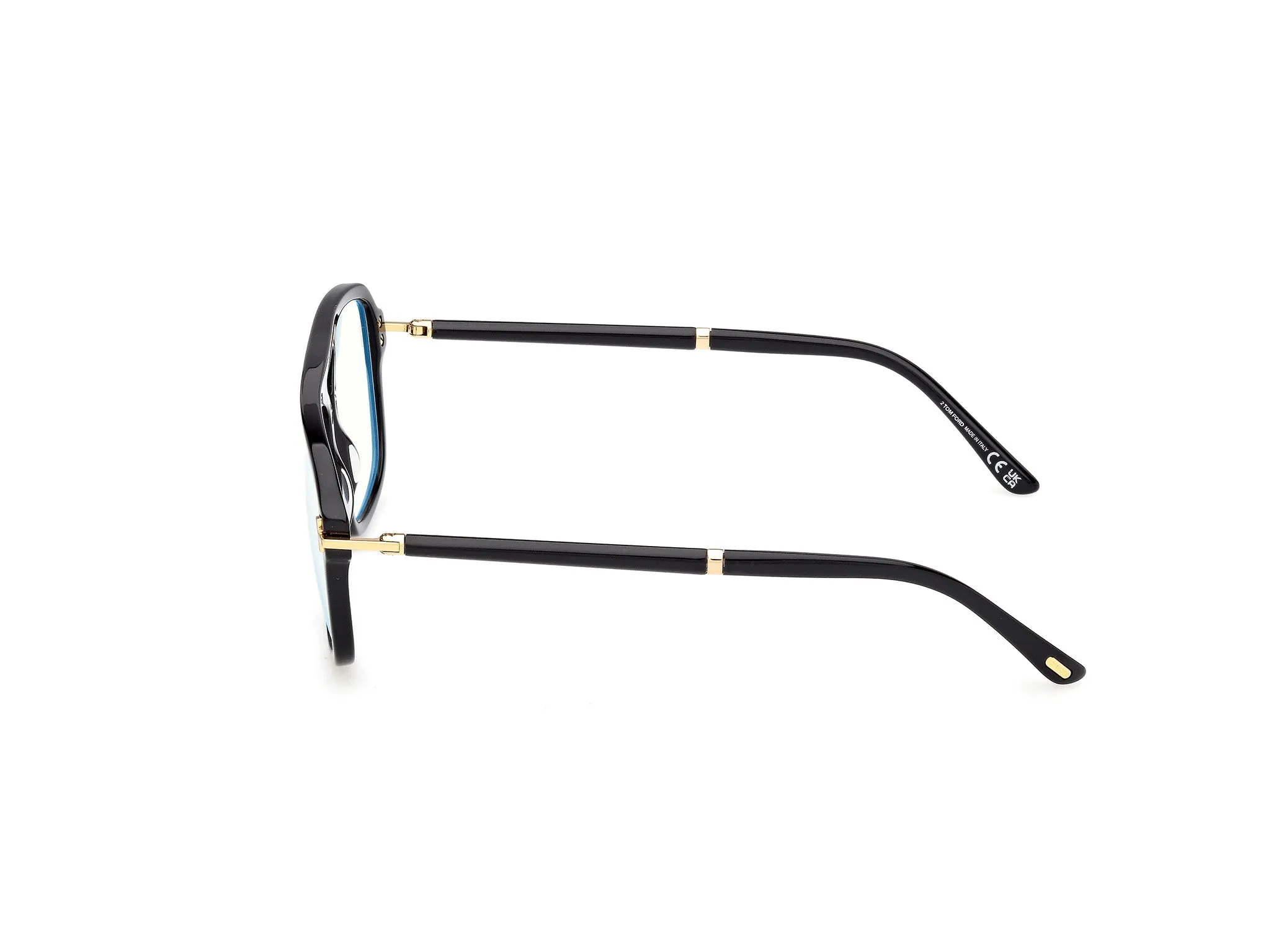 TOM FORD FT6086-B 001 Montature da vista Acetato Nero Squadrata Normale - immagine 3