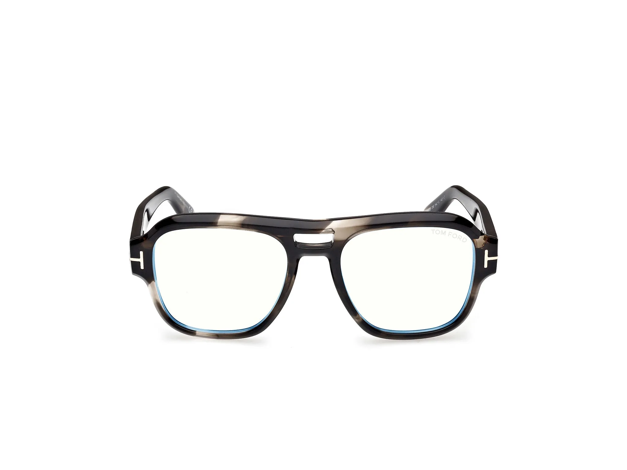 TOM FORD FT6085-B 056 Montature da vista Acetato Havana Squadrata Normale - immagine 2