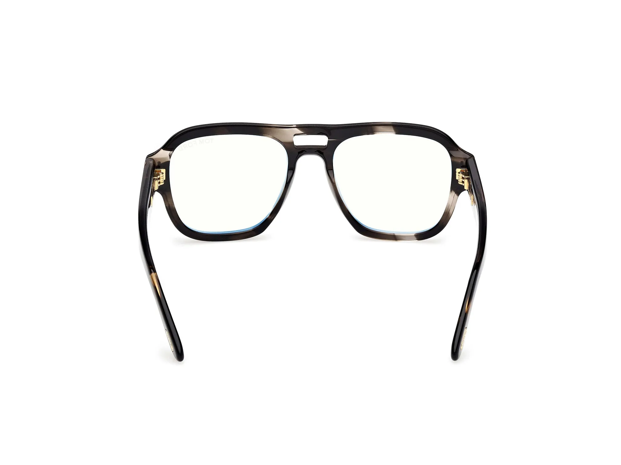 TOM FORD FT6085-B 056 Montature da vista Acetato Havana Squadrata Normale - immagine 4