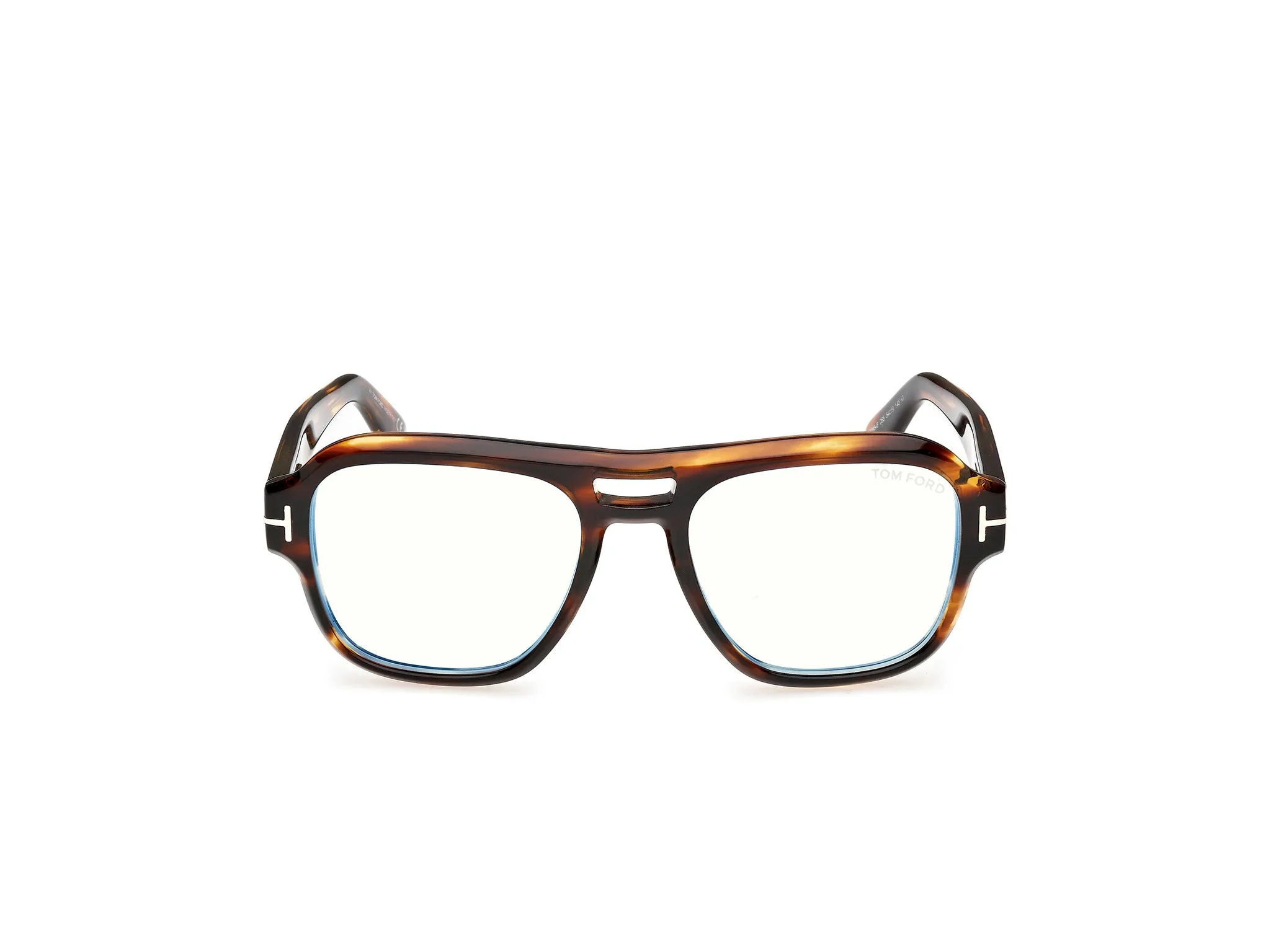 TOM FORD FT6085-B 055 Montature da vista Acetato Havana Squadrata Normale - immagine 2