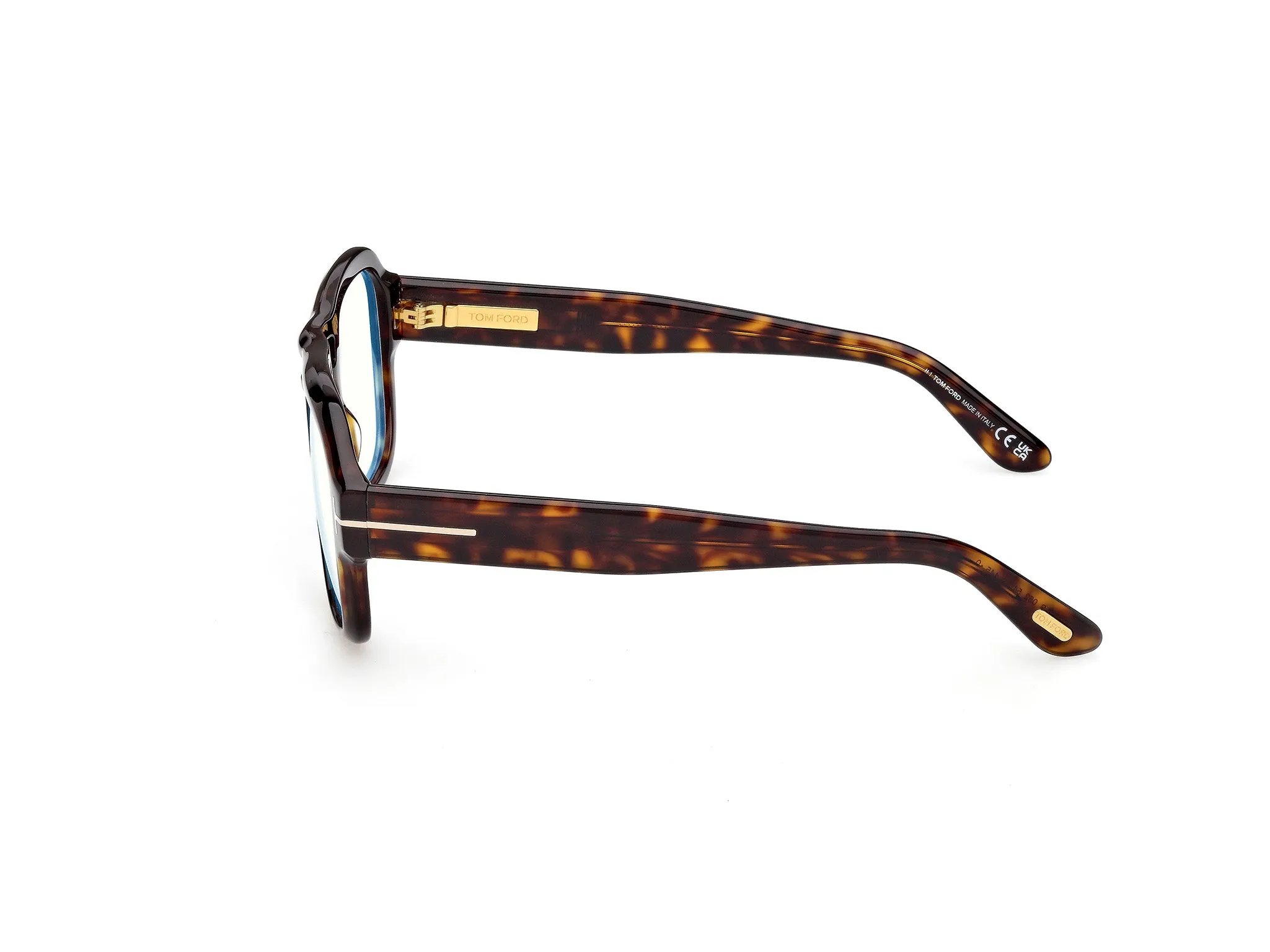 TOM FORD FT6085-B 052 Montature da vista Acetato Havana Squadrata Normale - immagine 3