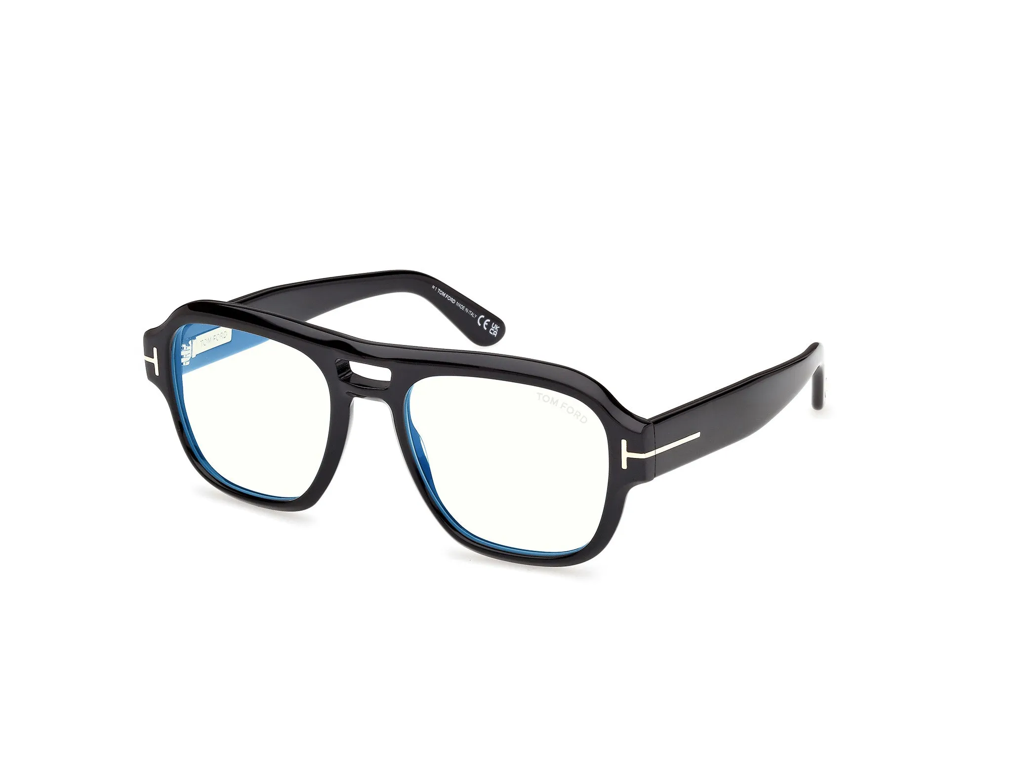TOM FORD FT6085-B 001 Montature da vista Acetato Nero Squadrata Normale - immagine 1
