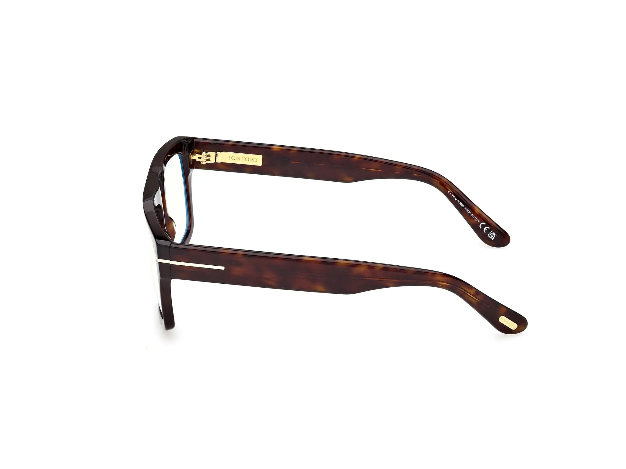 TOM FORD FT6084-B 052 Montature da vista Acetato Havana Squadrata Normale - immagine 3