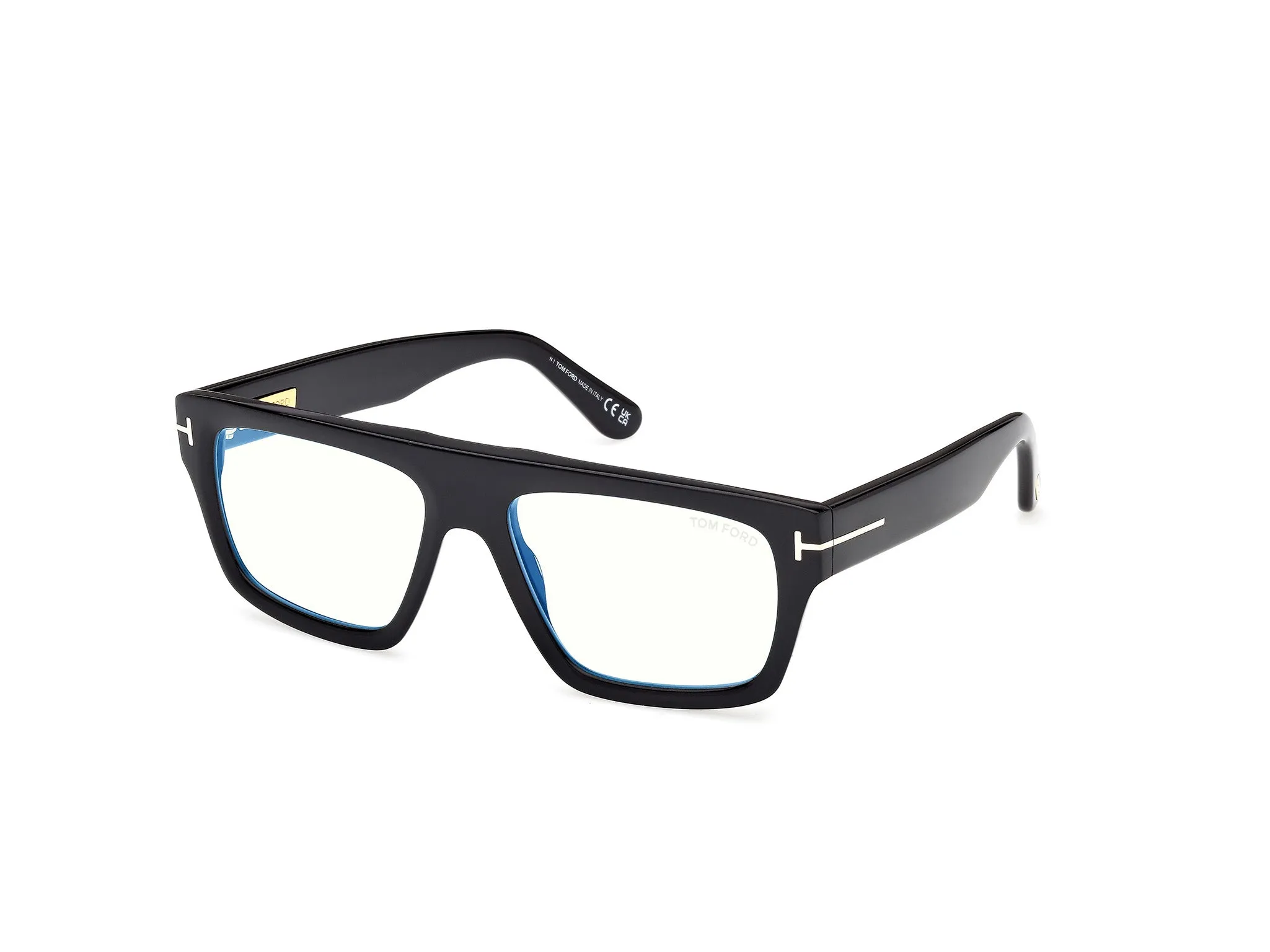 TOM FORD FT6084-B 001 Montature da vista Acetato Nero Squadrata Normale - immagine 1