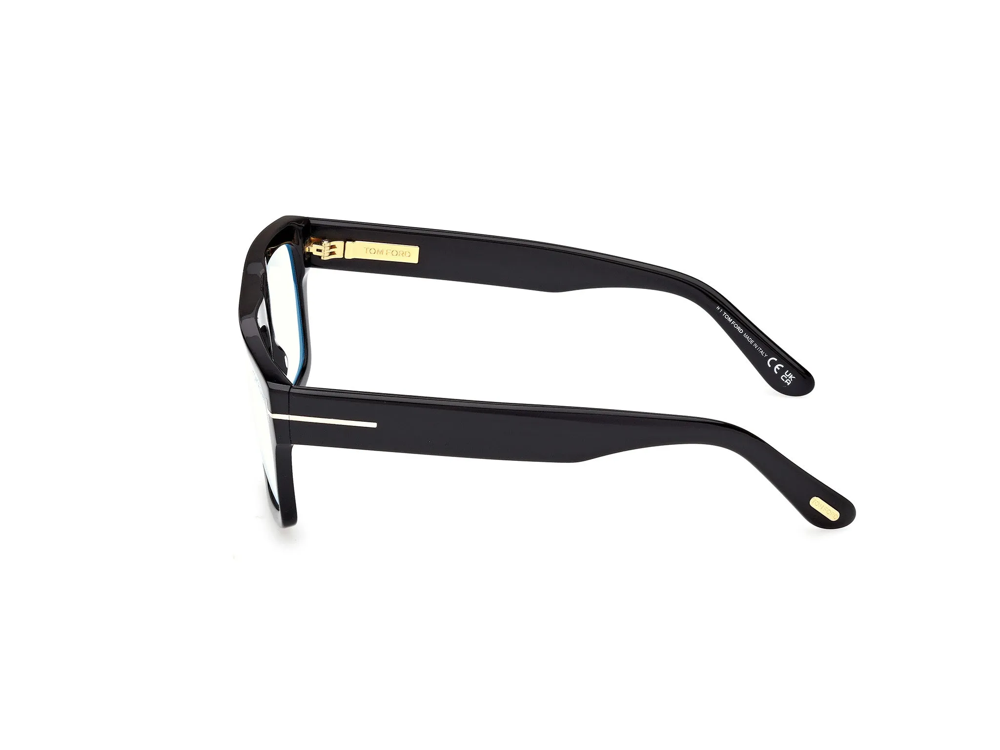 TOM FORD FT6084-B 001 Montature da vista Acetato Nero Squadrata Normale - immagine 3