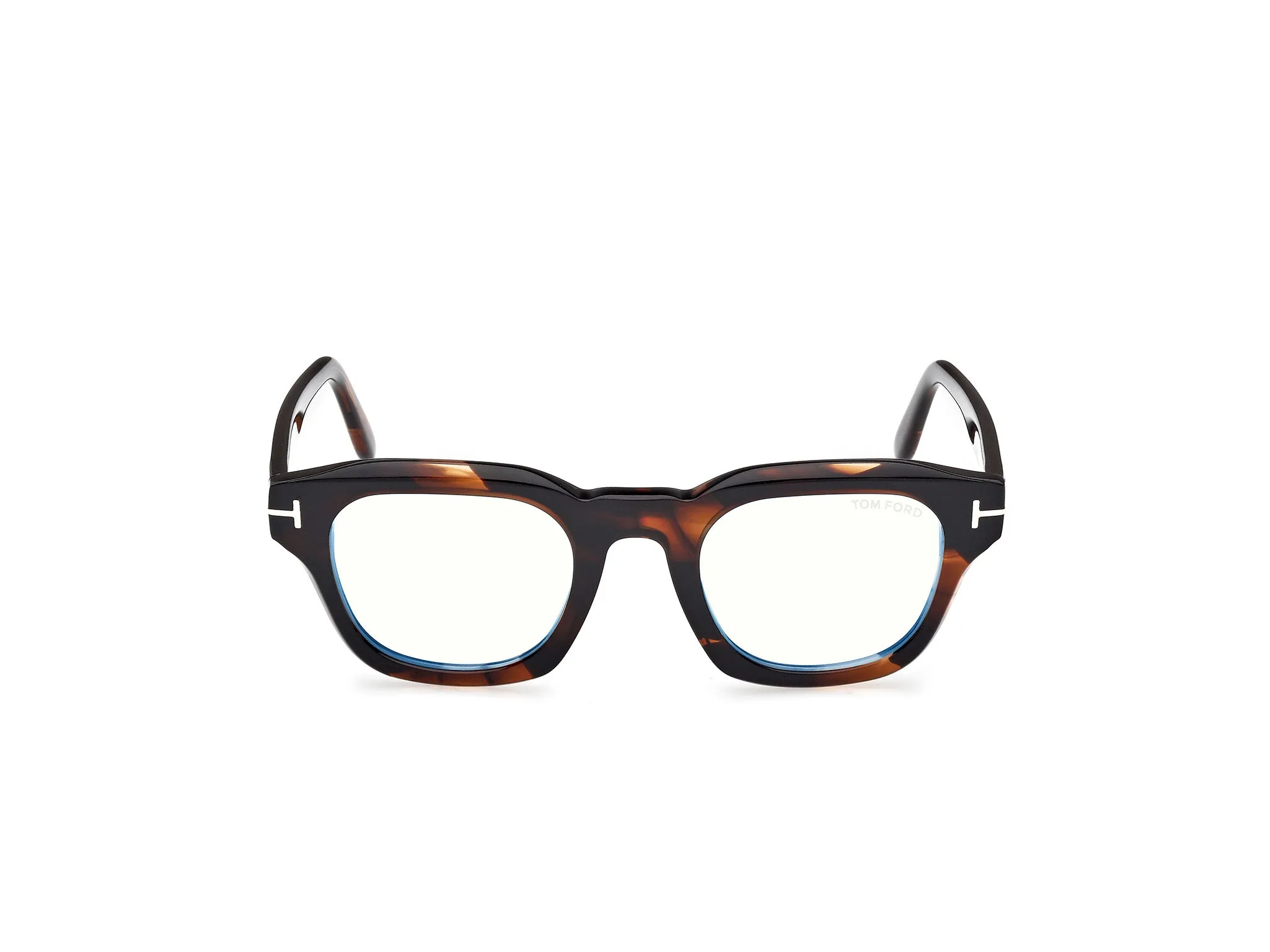 TOM FORD FT6083-B 056 Montature da vista Acetato Havana Squadrata Normale - immagine 2