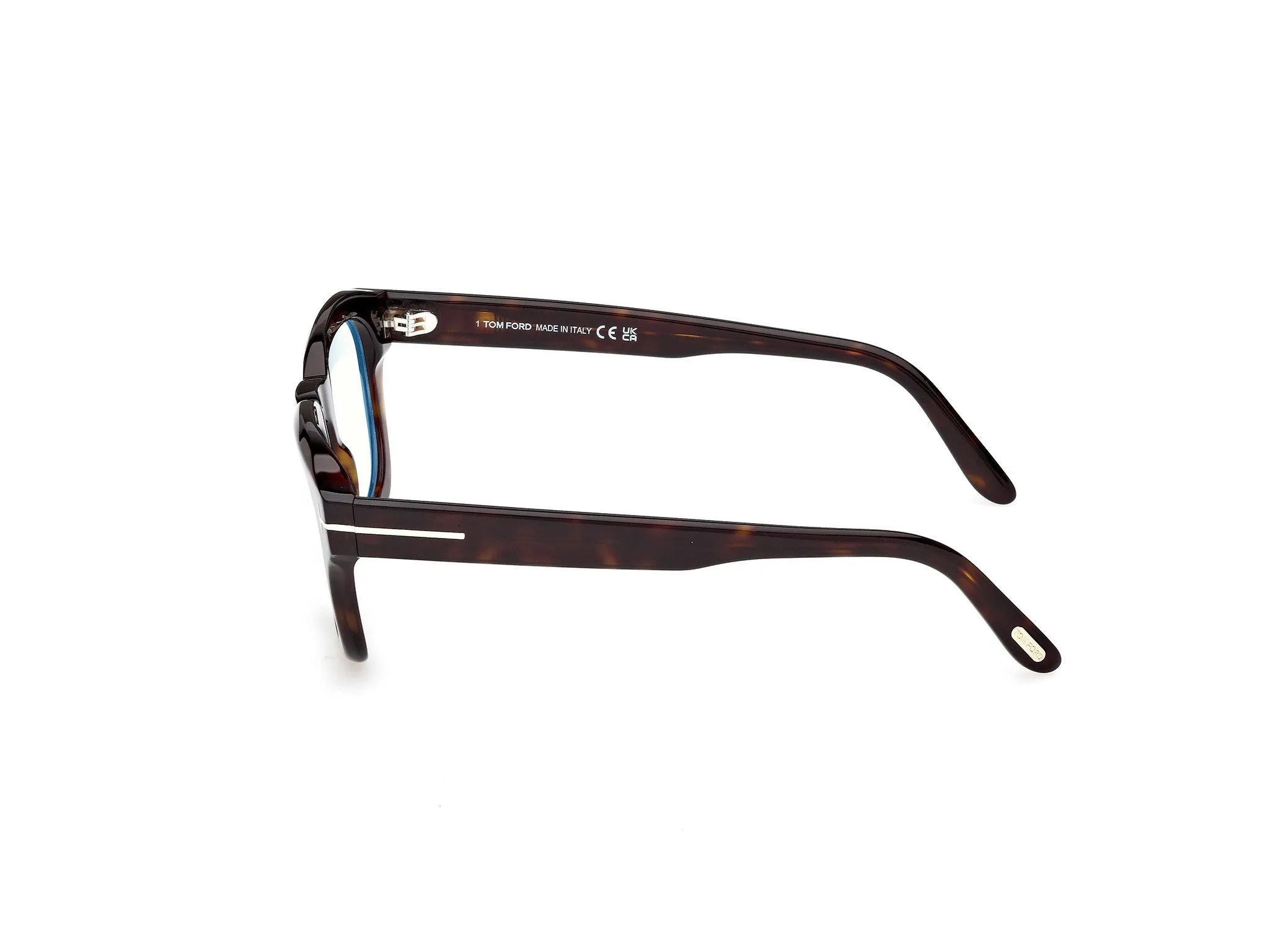 TOM FORD FT6083-B 052 Montature da vista Acetato Havana Squadrata Normale - immagine 3